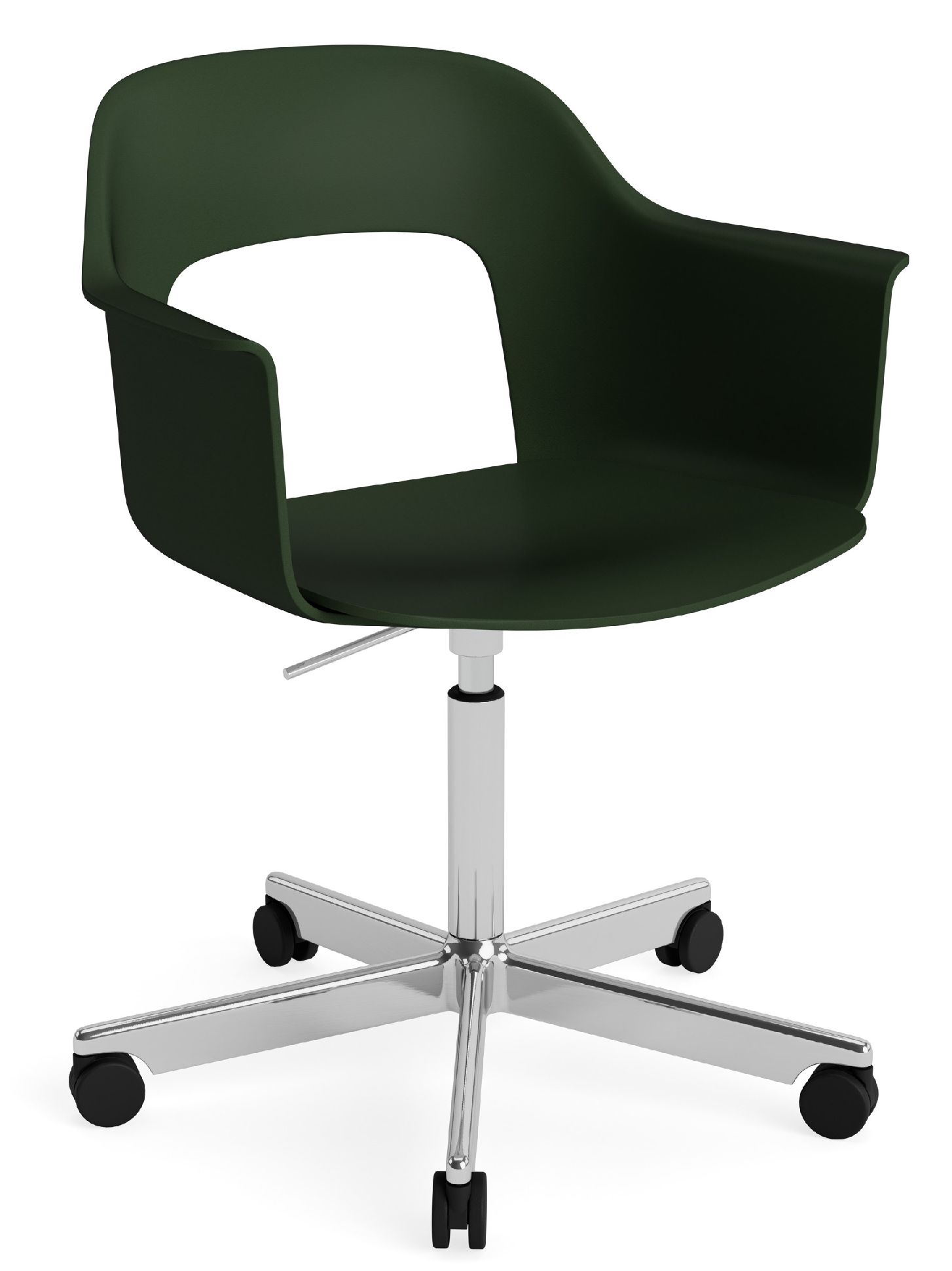 Layout Armchair 241 Fauteuil met 5-sterrenvoet, draaimechanisme met gasveer Hay