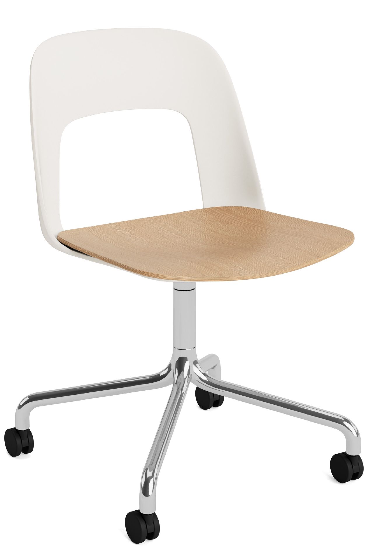 Layout Side Chair 162 draaistoel met vierpoot Hay
