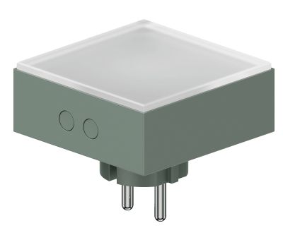 Lamp 1 LED-fittinglamp dfp Design Eikengroen