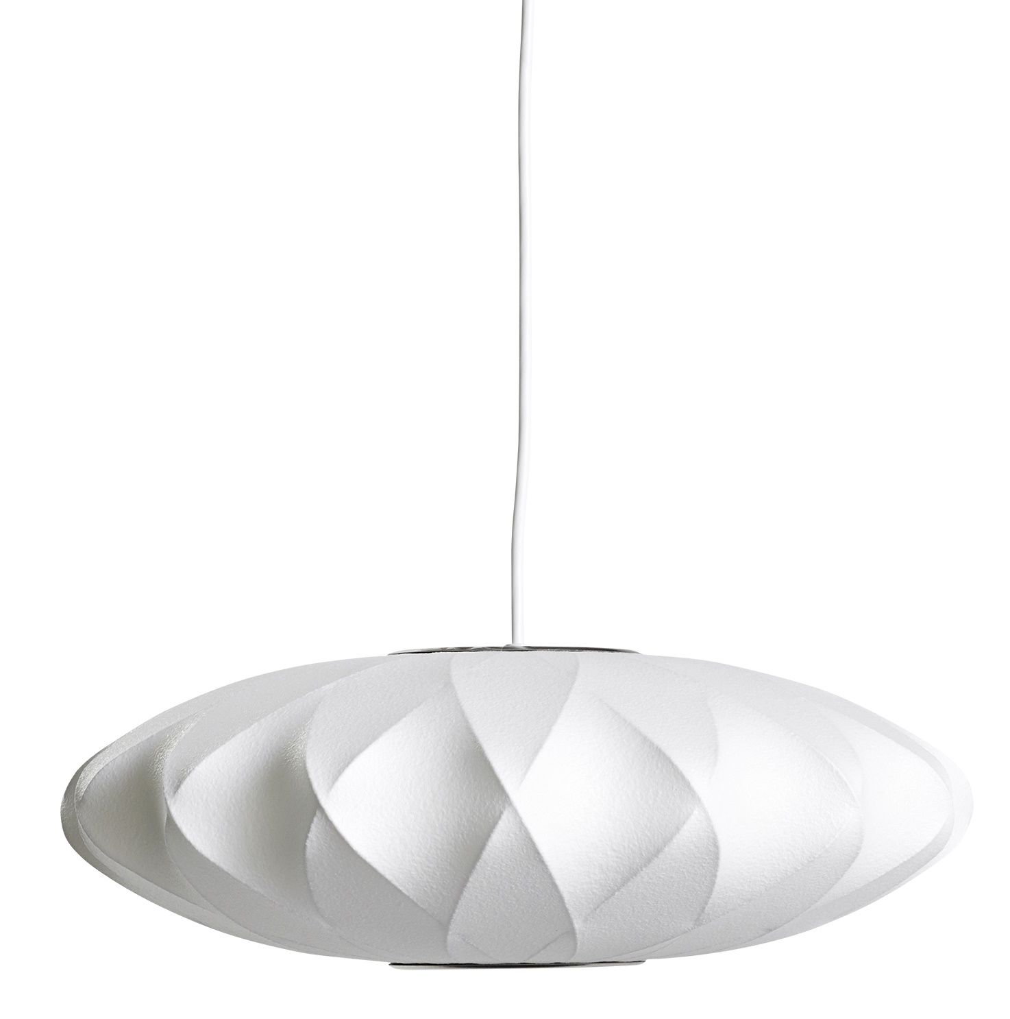Nelson Saucer Crisscross Bubble hanglamp van Hay