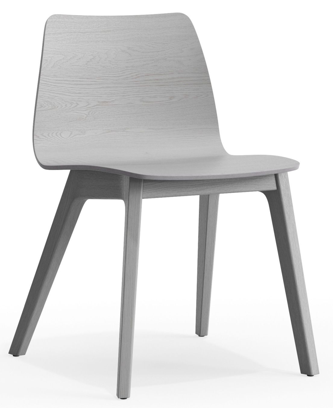 Morph Plus Holzstuhl Zeitraum, moderner Esszimmerstuhl aus hellem Holz, skandinavisches Design für Küche und Wohnzimmer.