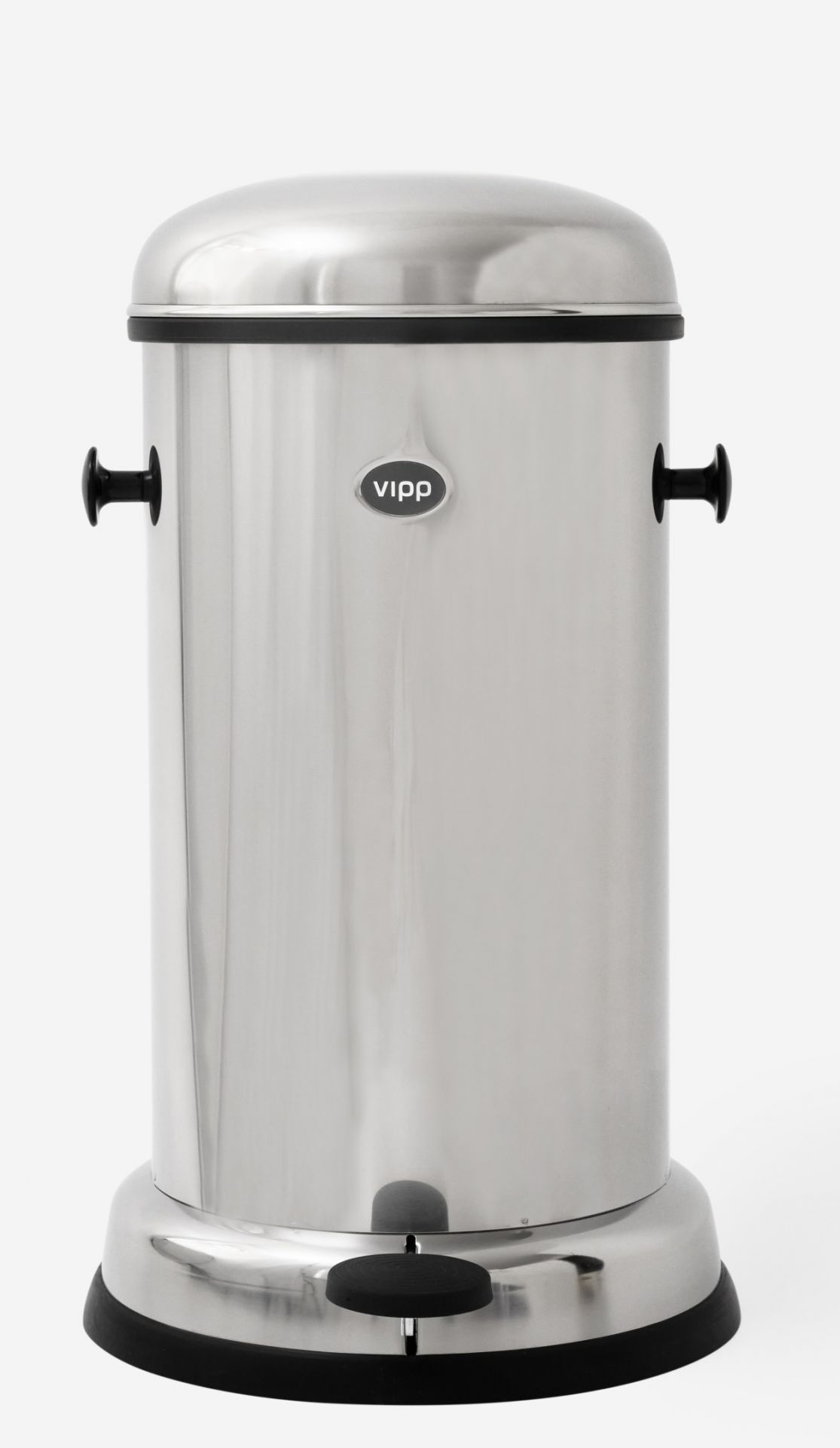 Bild eines Vipp Treteimers aus Edelstahl, 14 Liter, für Küche und Bad.