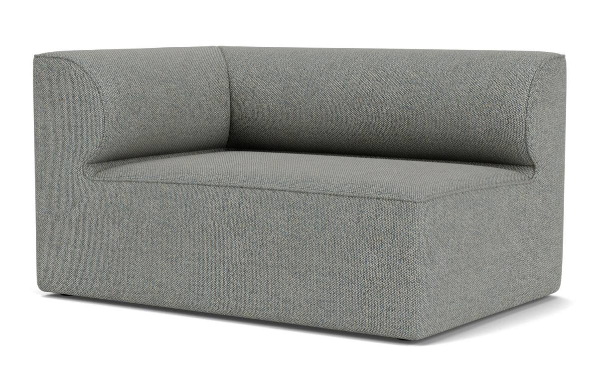 Graues Eave Modular Sofa von Audo Copenhagen, Eckelement für Wohnzimmer, modernes Design.