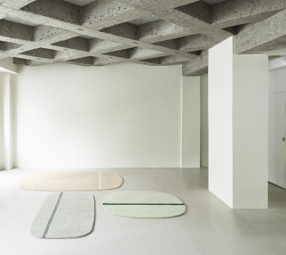 Oona-tapijt MINT 140 x 140 cm Normann Copenhagen UNIEK EXEMPLAAR 