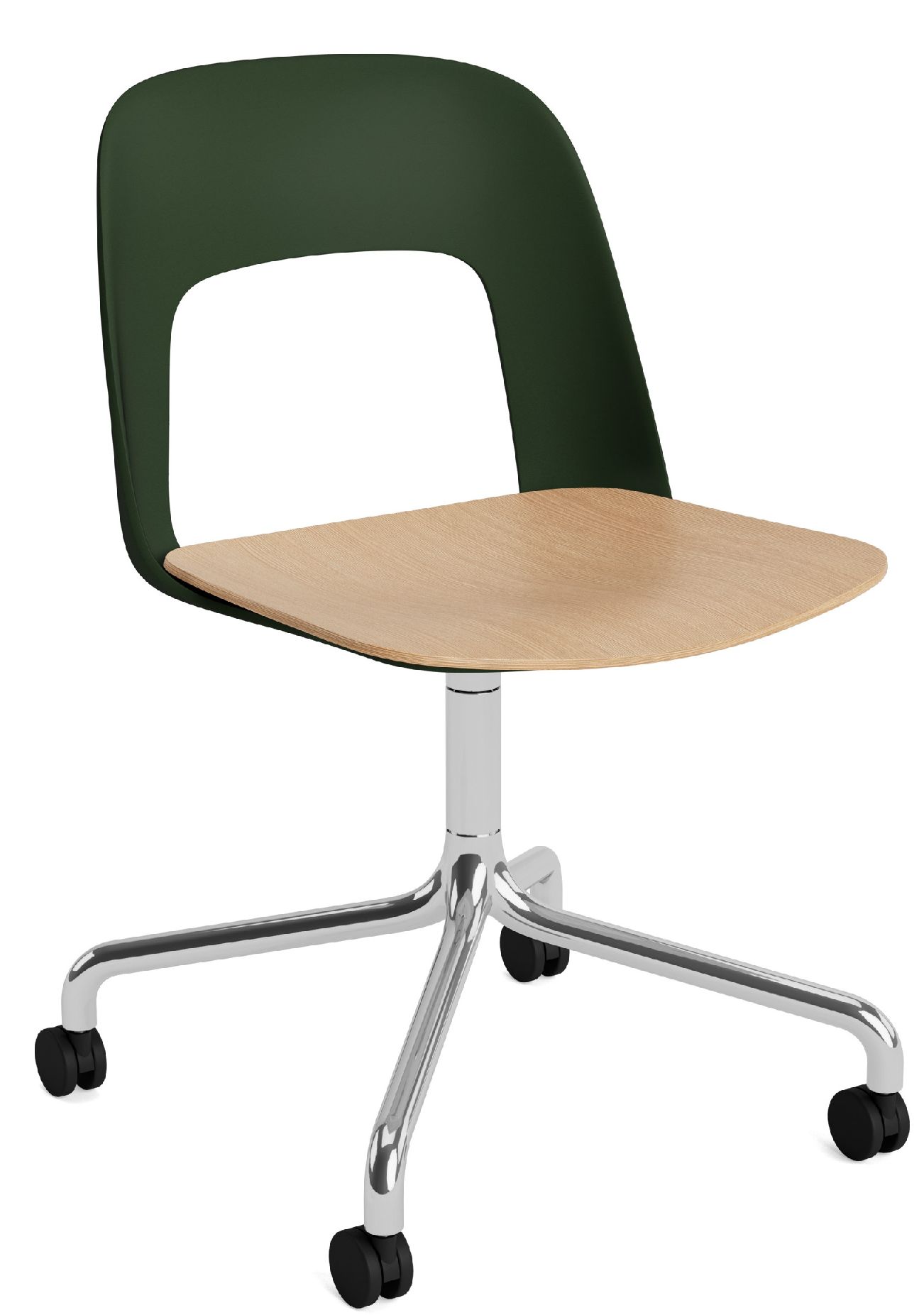Layout Side Chair 162 draaistoel met vierpoot Hay