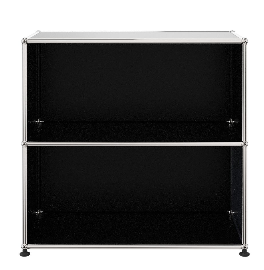 USM Haller open dressoir, zwart