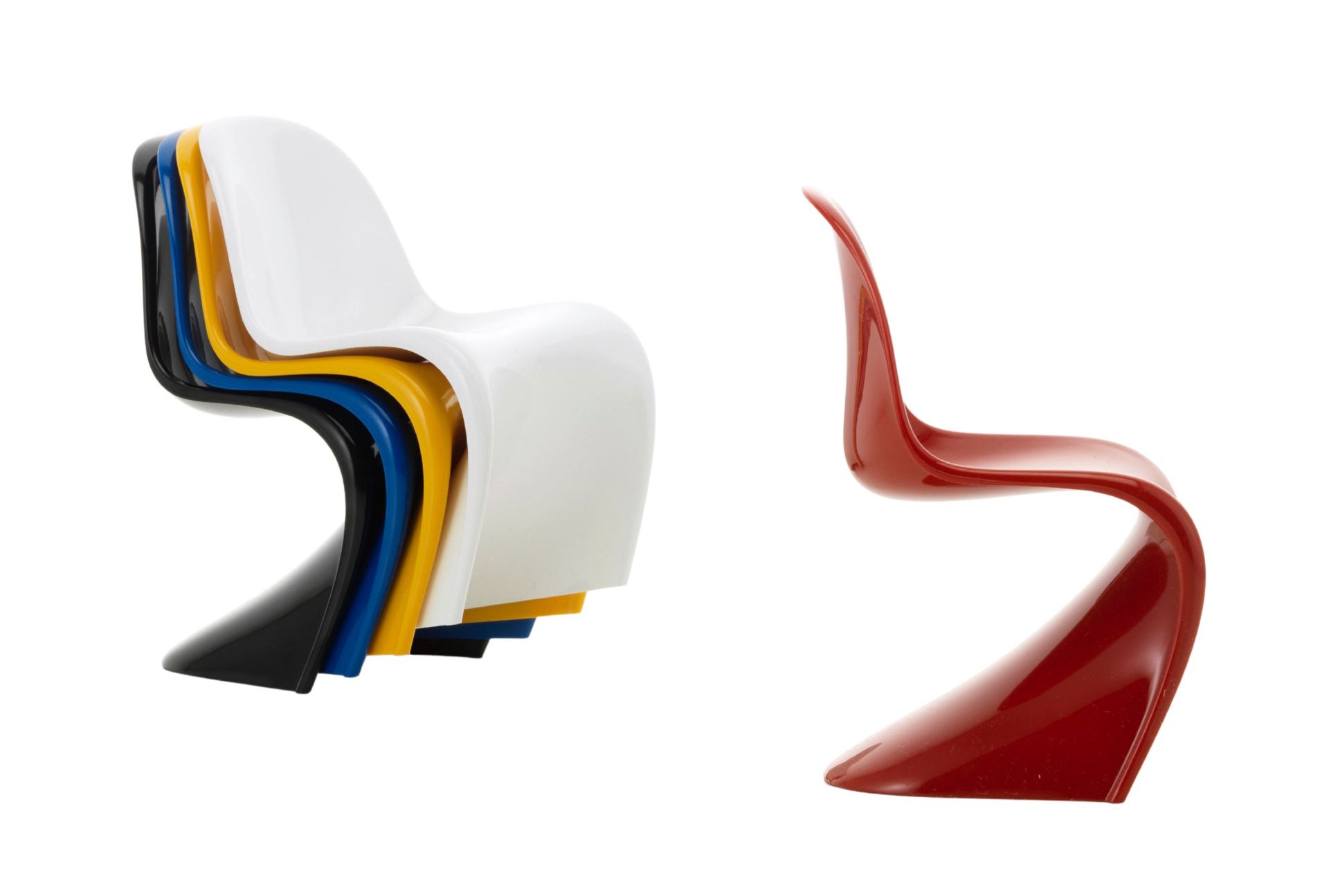 Miniatuurset Panton stoel Vitra