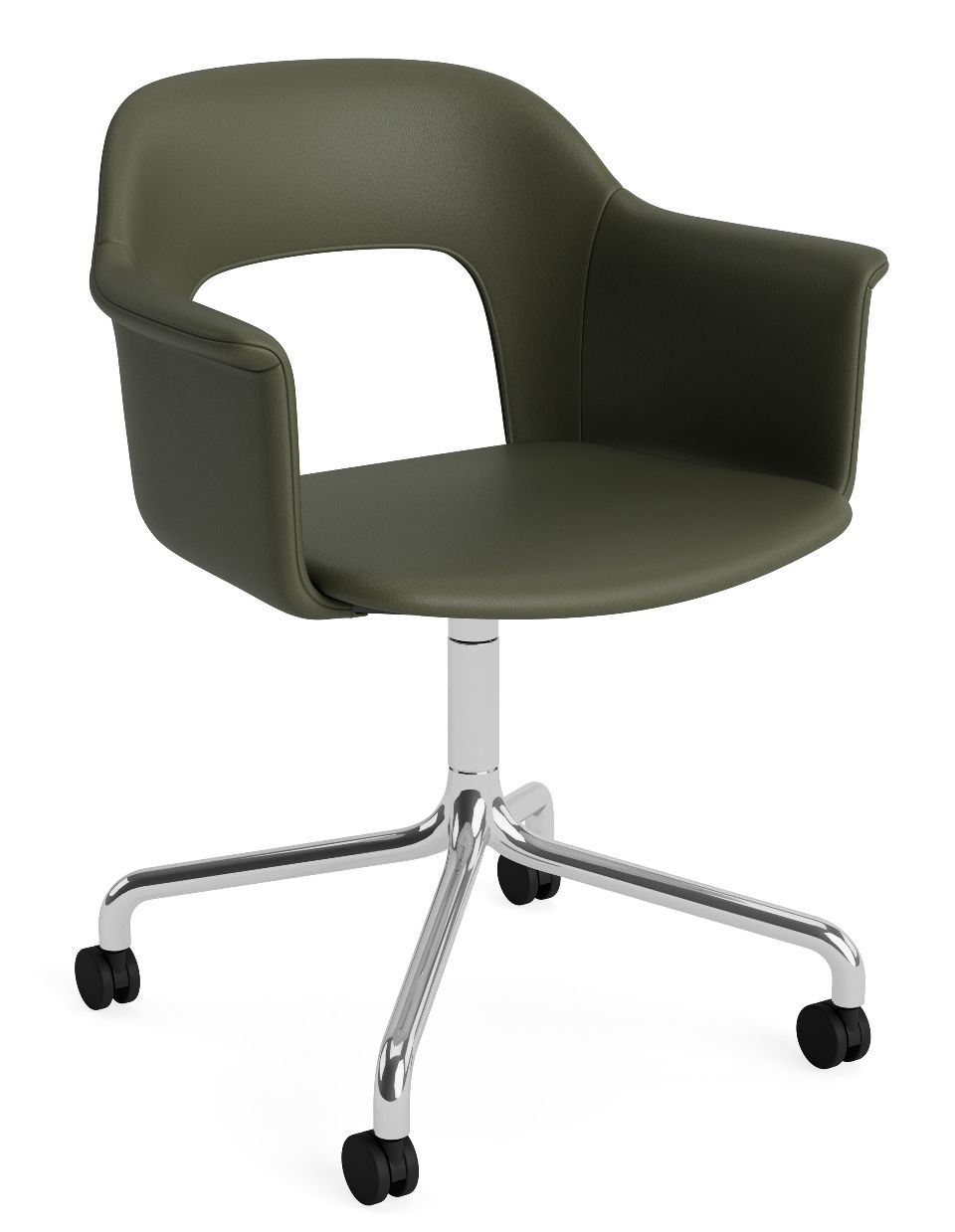 Layout fauteuil 264 met armleuningen van Hay