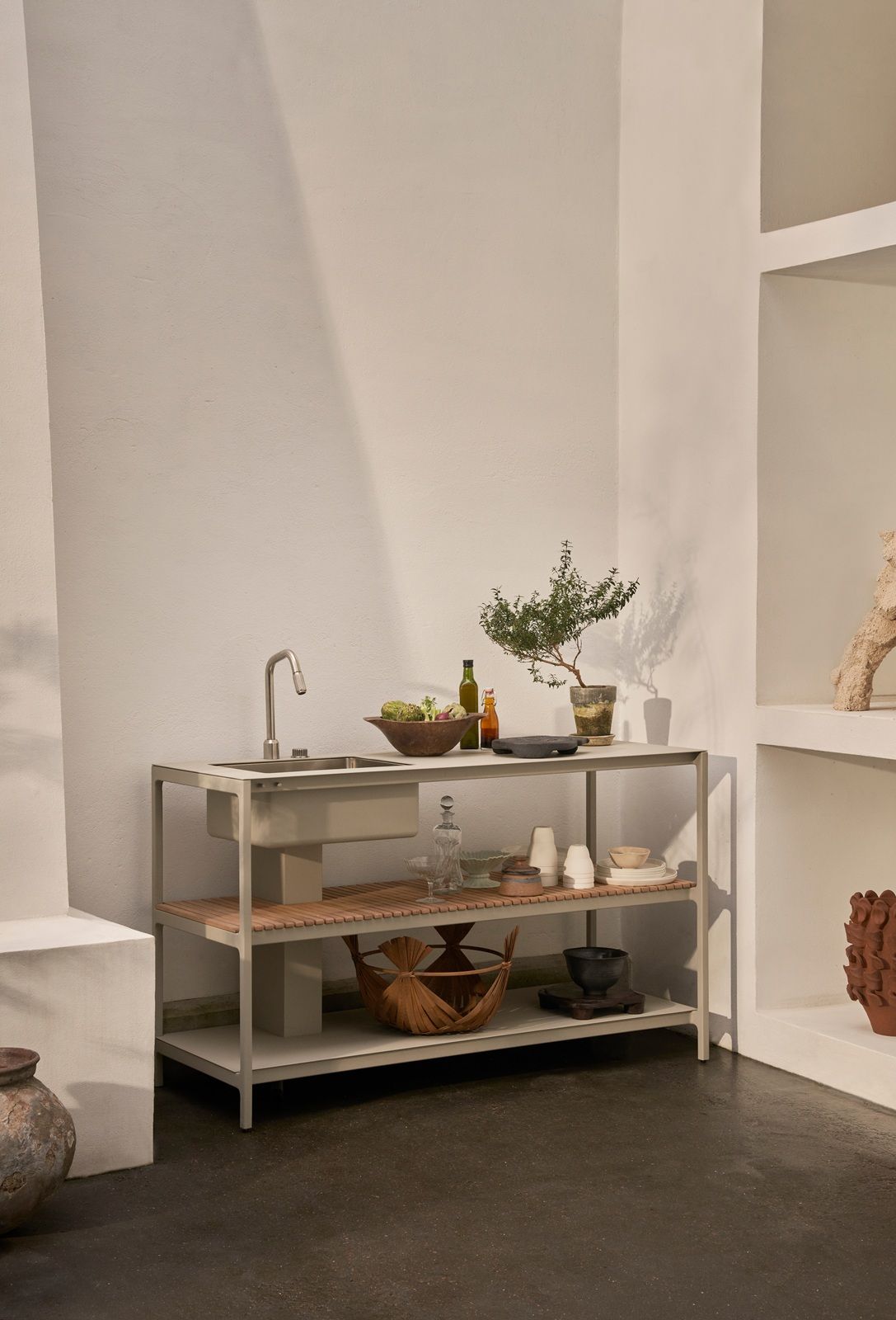 VIPP742 Open-Air Outdoor Kitchen Unit Keukenblok met spoelbak Vipp