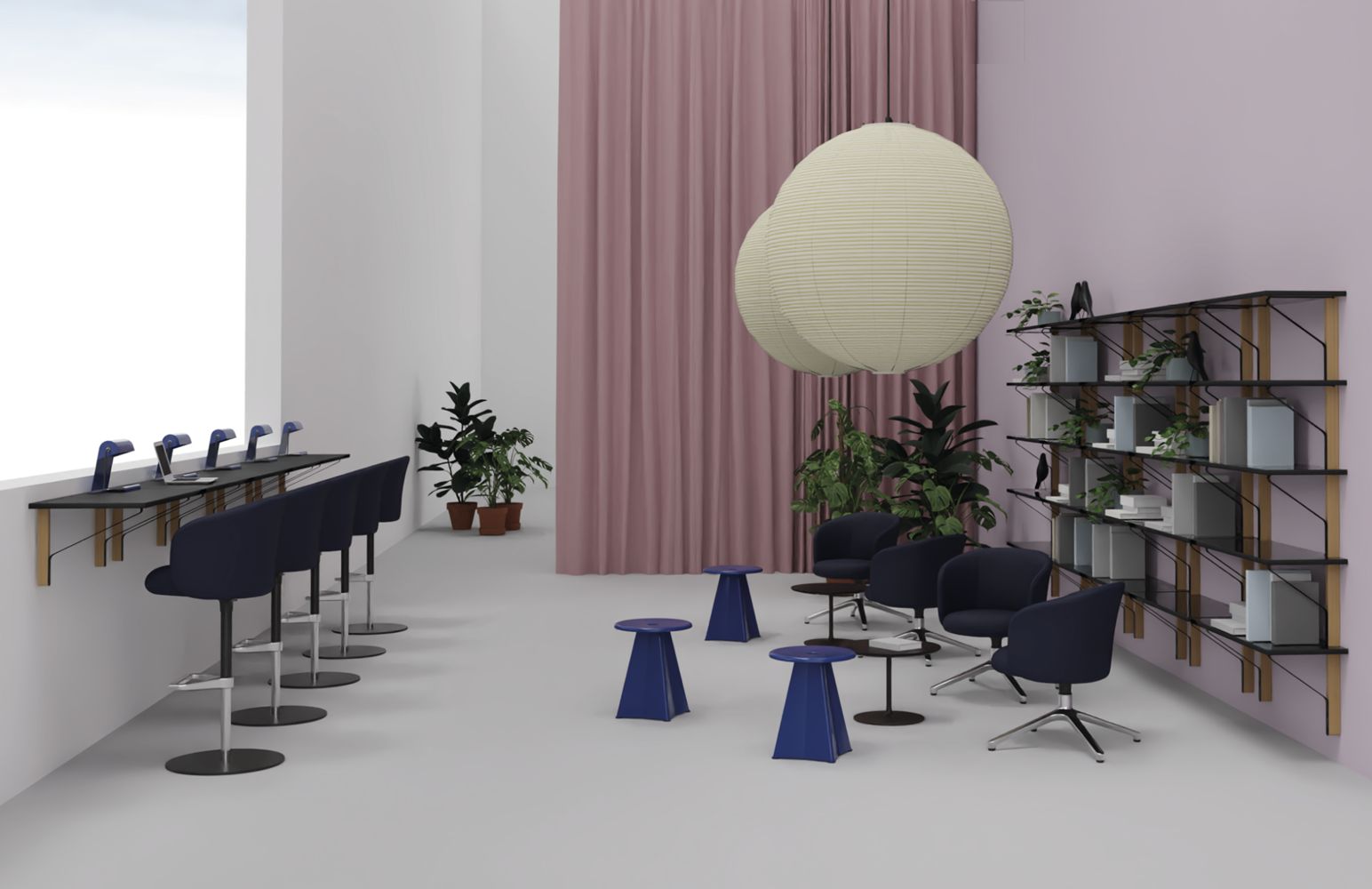Mikado Armchair High Fauteuil / Barkruk Vitra
