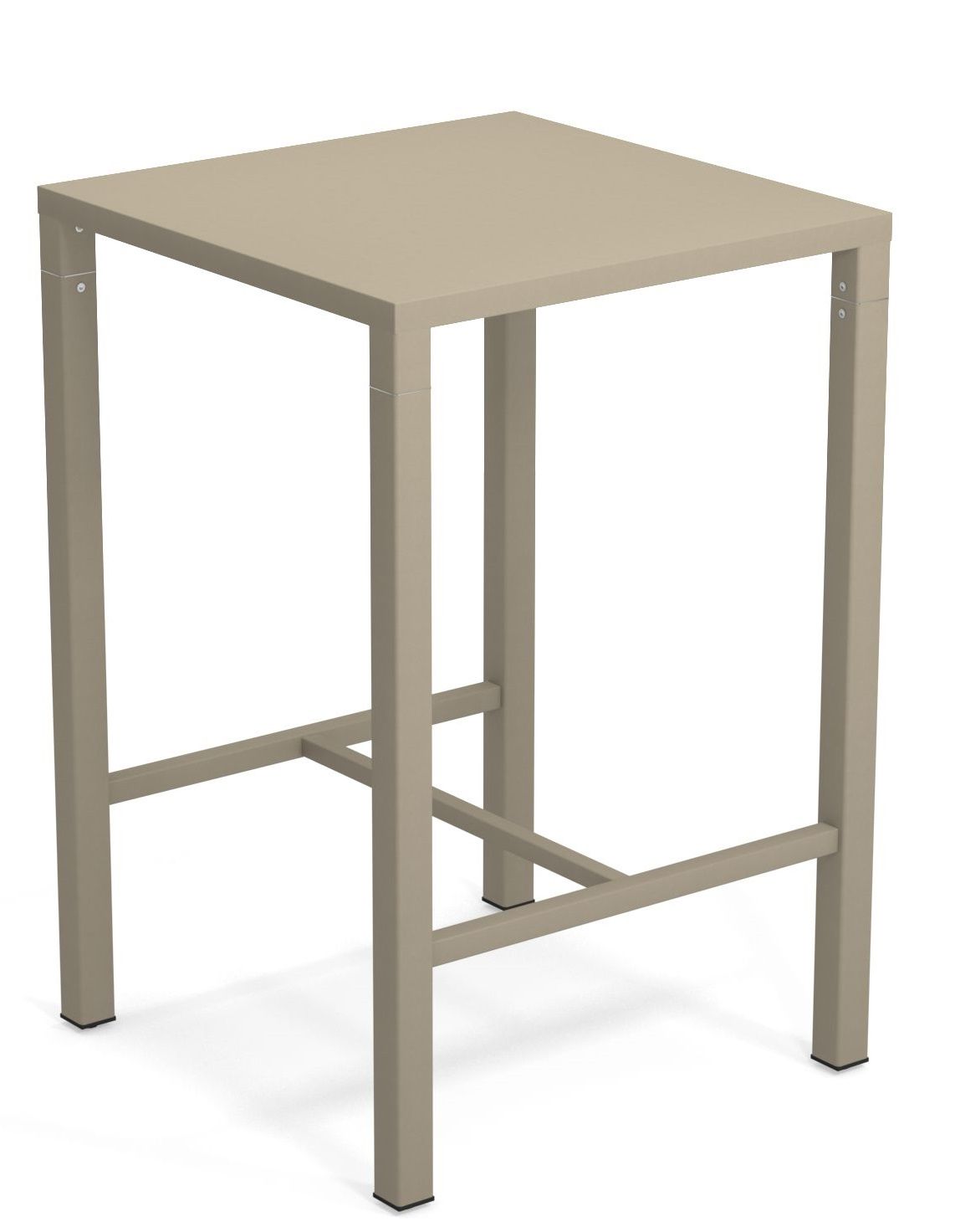 Quadratischer Nova Hochtisch Outdoor von Emu, ideal für Garten, Terrasse und Balkon.