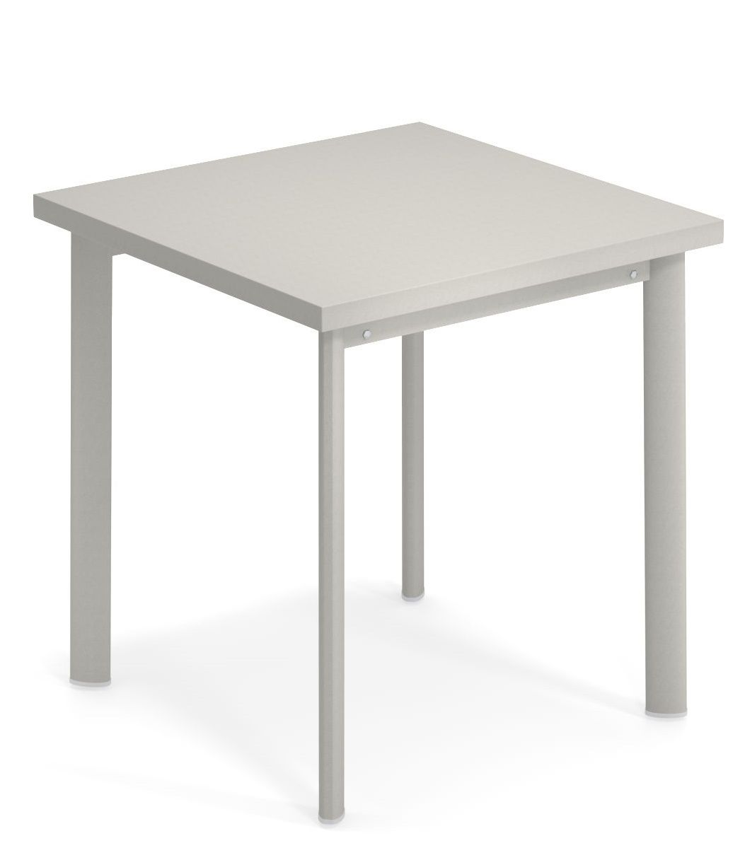 Quadratischer, grauer Star Tisch Outdoor von Emu, ideal für Garten, Terrasse oder Balkon.