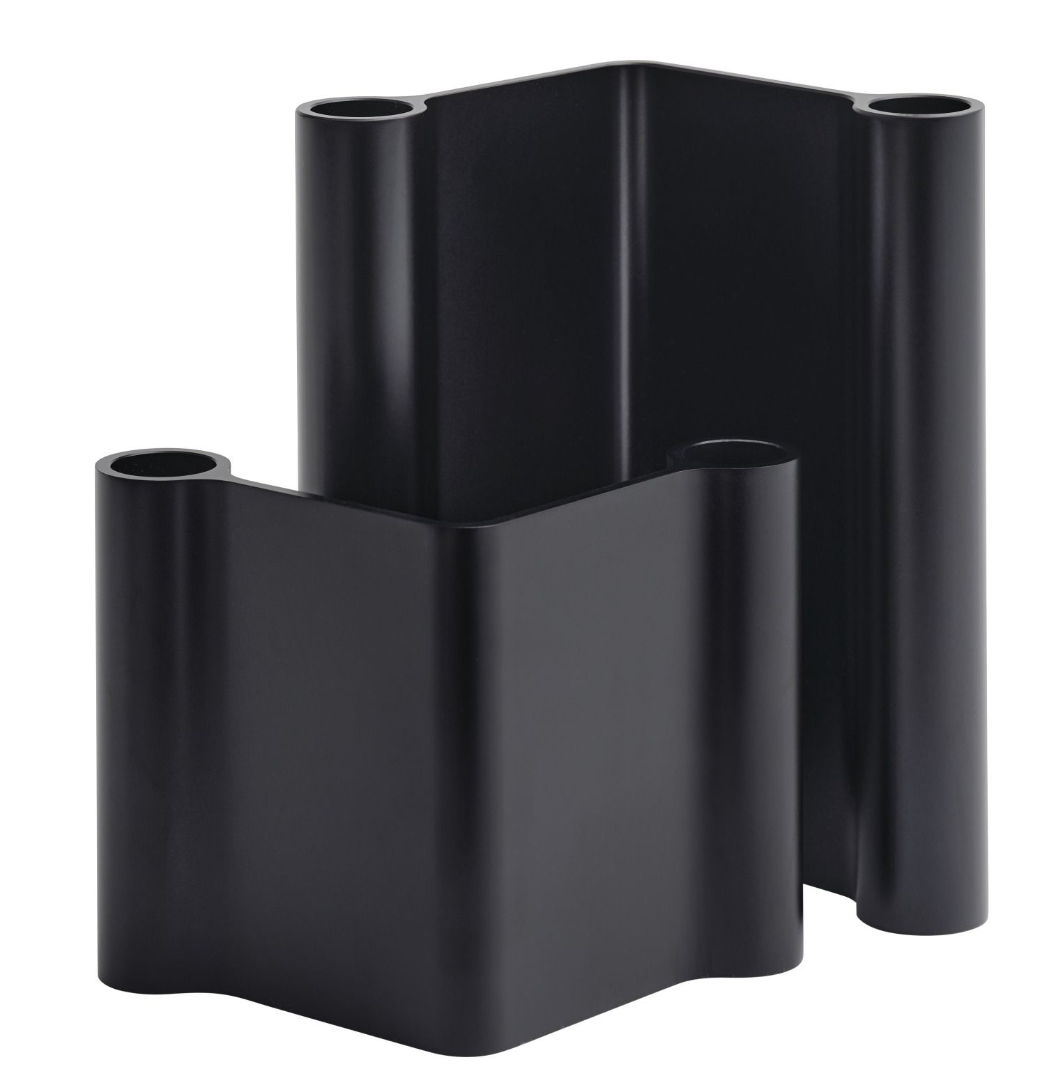 Pair kandelaar Muuto B 10 x H 11 cm / Zwart