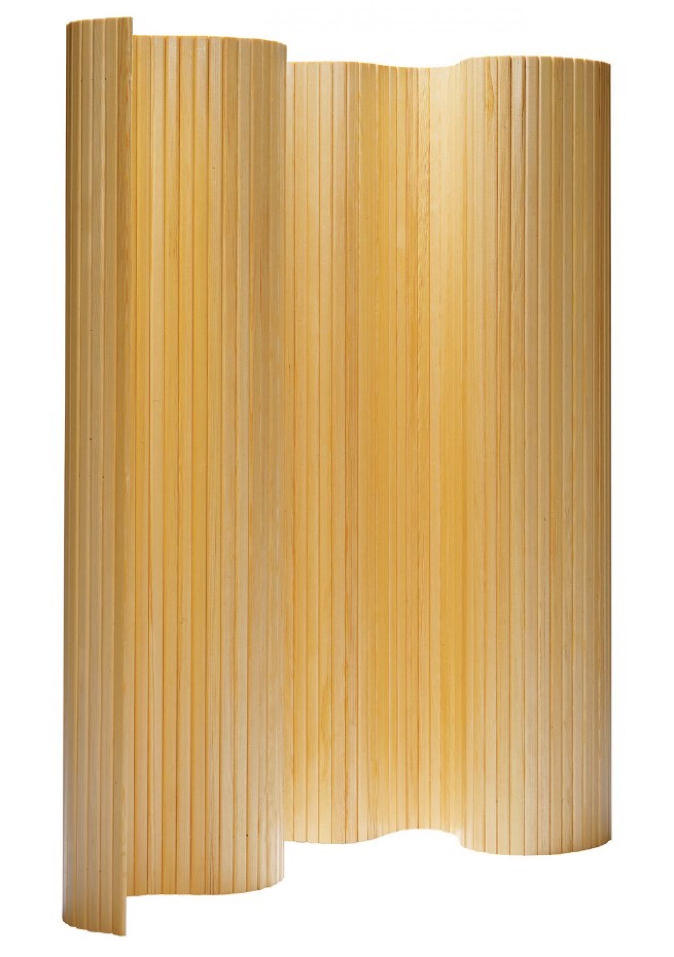 Artek Paravent 100 Wandschirm aus hellem Holz, Raumteiler für Wohn- und Schlafzimmer.