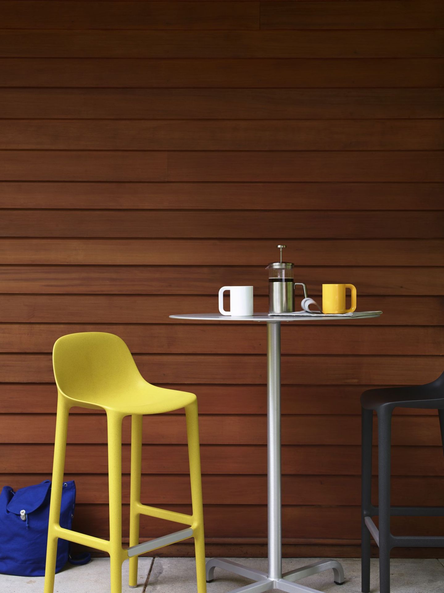Broom barkruk, botergeel, Emeco