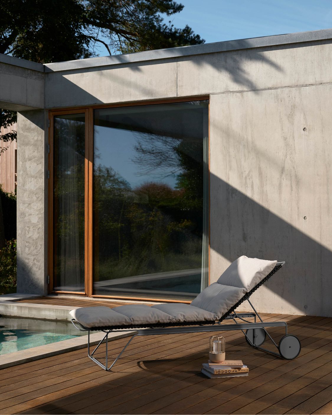 Cushion-kussen voor Click verstelbare chaise longue voor buiten van Houe 