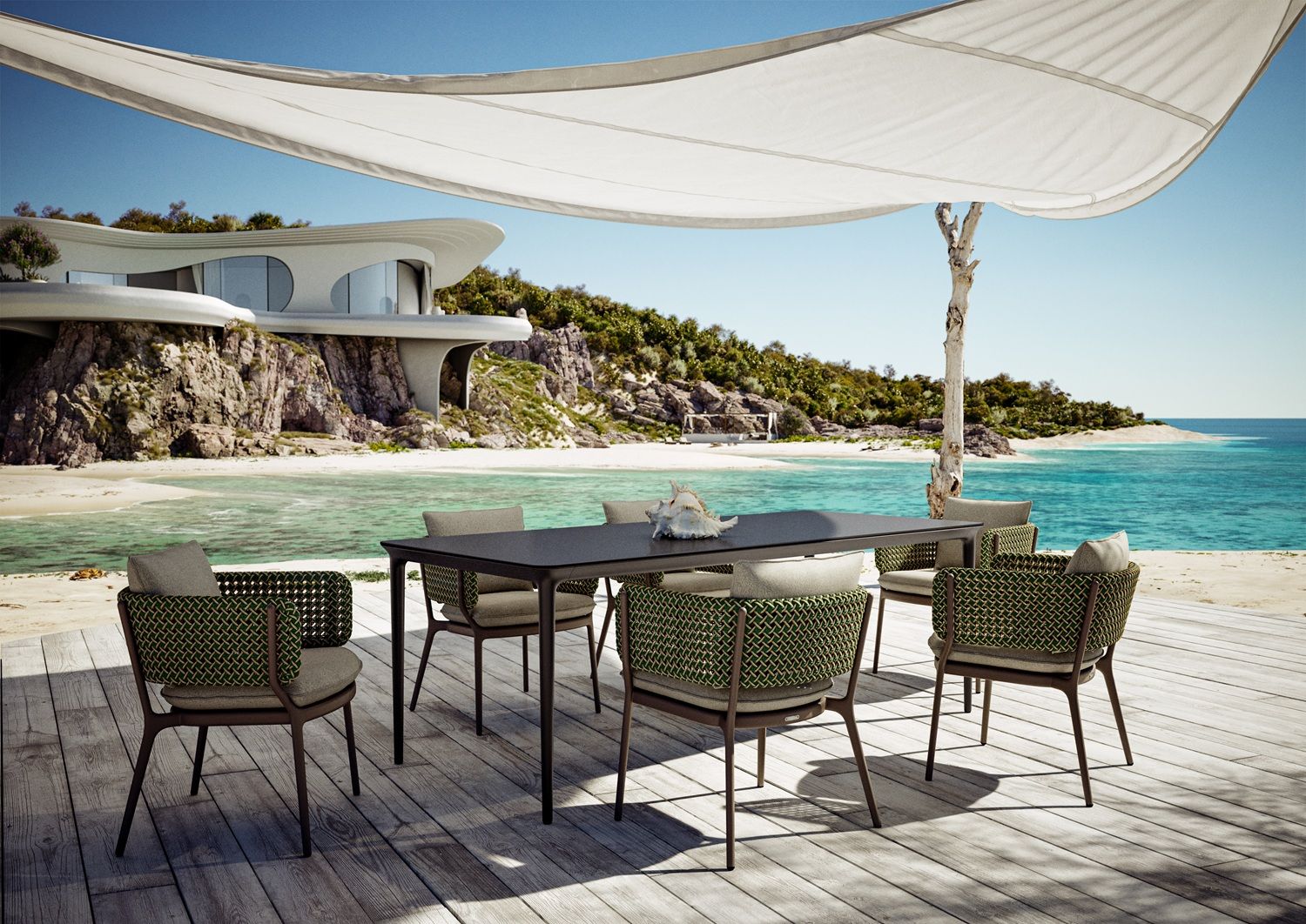 Bellmonde Outdoor Table eettafel van Dedon