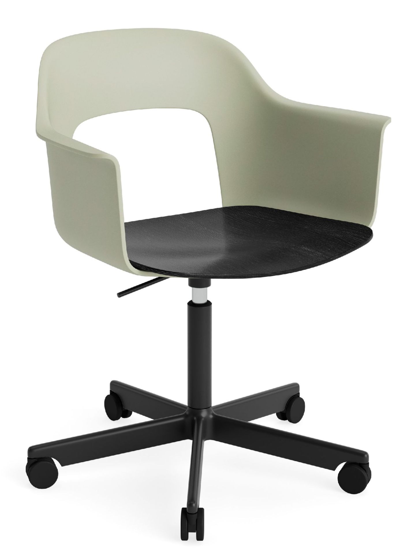 Layout Armchair 242 Fauteuil met 4-sterrenvoet, gasveer en draaifunctie Hay