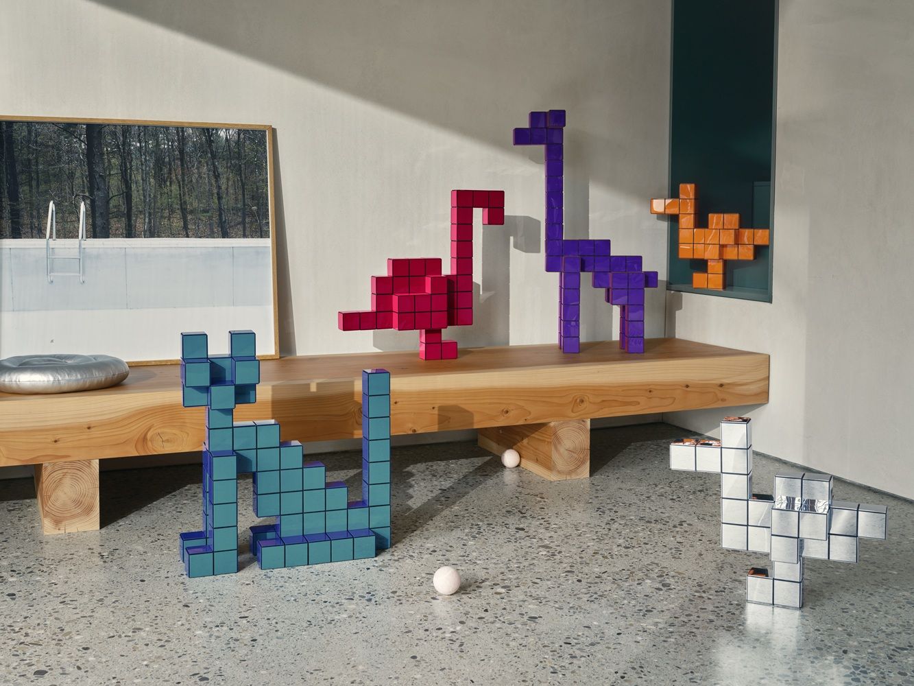 Panton Cubes Cat Duoton Sculptuur Vitra