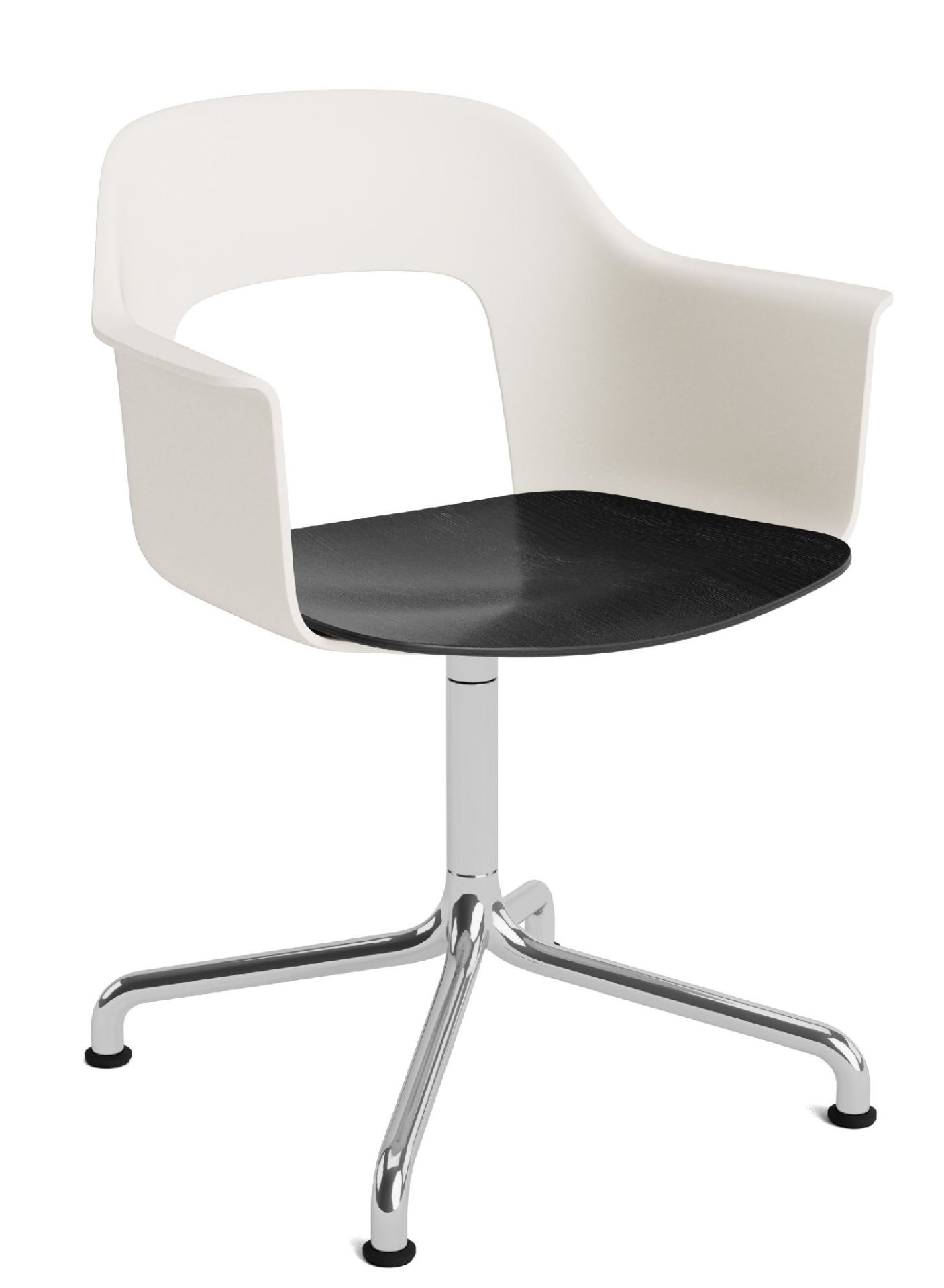 Layout Armchair 252 Fauteuil met 4-sterrenvoet, draaivoet met gebogen kruis Hay