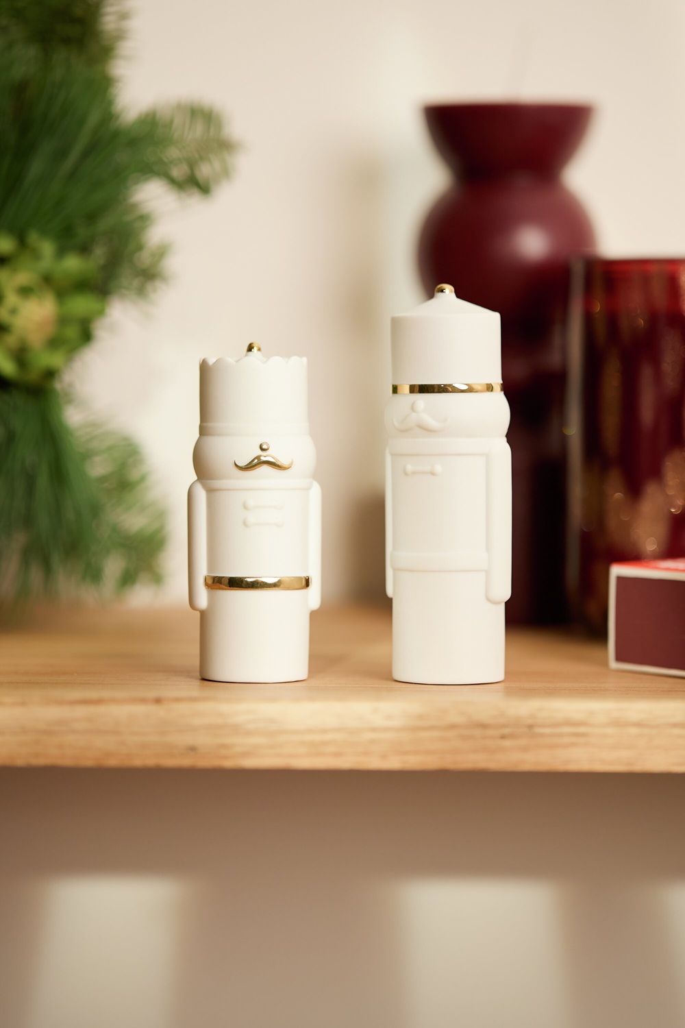 Decoratieve figuurtjes notenkraker set van 2 met Räder