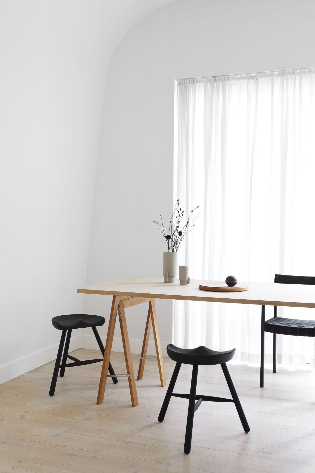 Shoemaker Chair™ nr. 49 beuken, zwart gebeitst Form & Refine