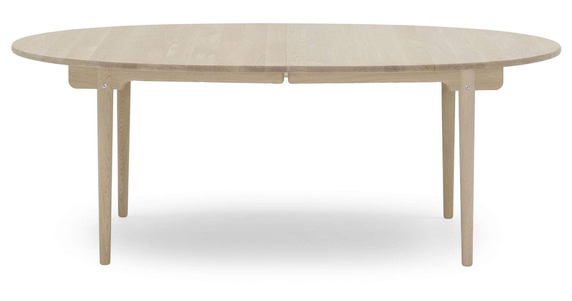 CH338 ovaler Esstisch ausziehbar von Carl Hansen & Søn, Eiche hell, skandinavisches Design.