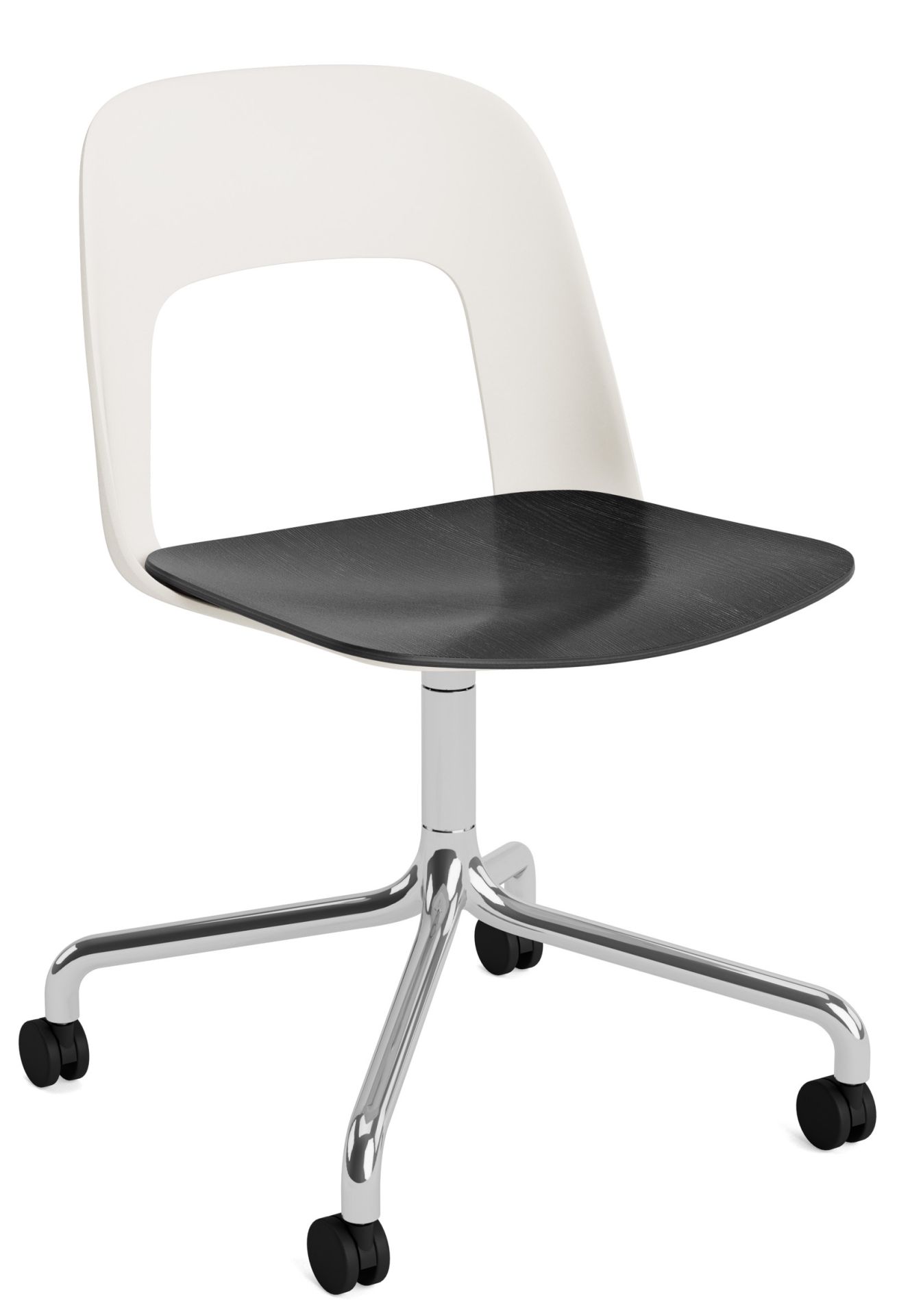 Layout Side Chair 162 draaistoel met vierpoot Hay