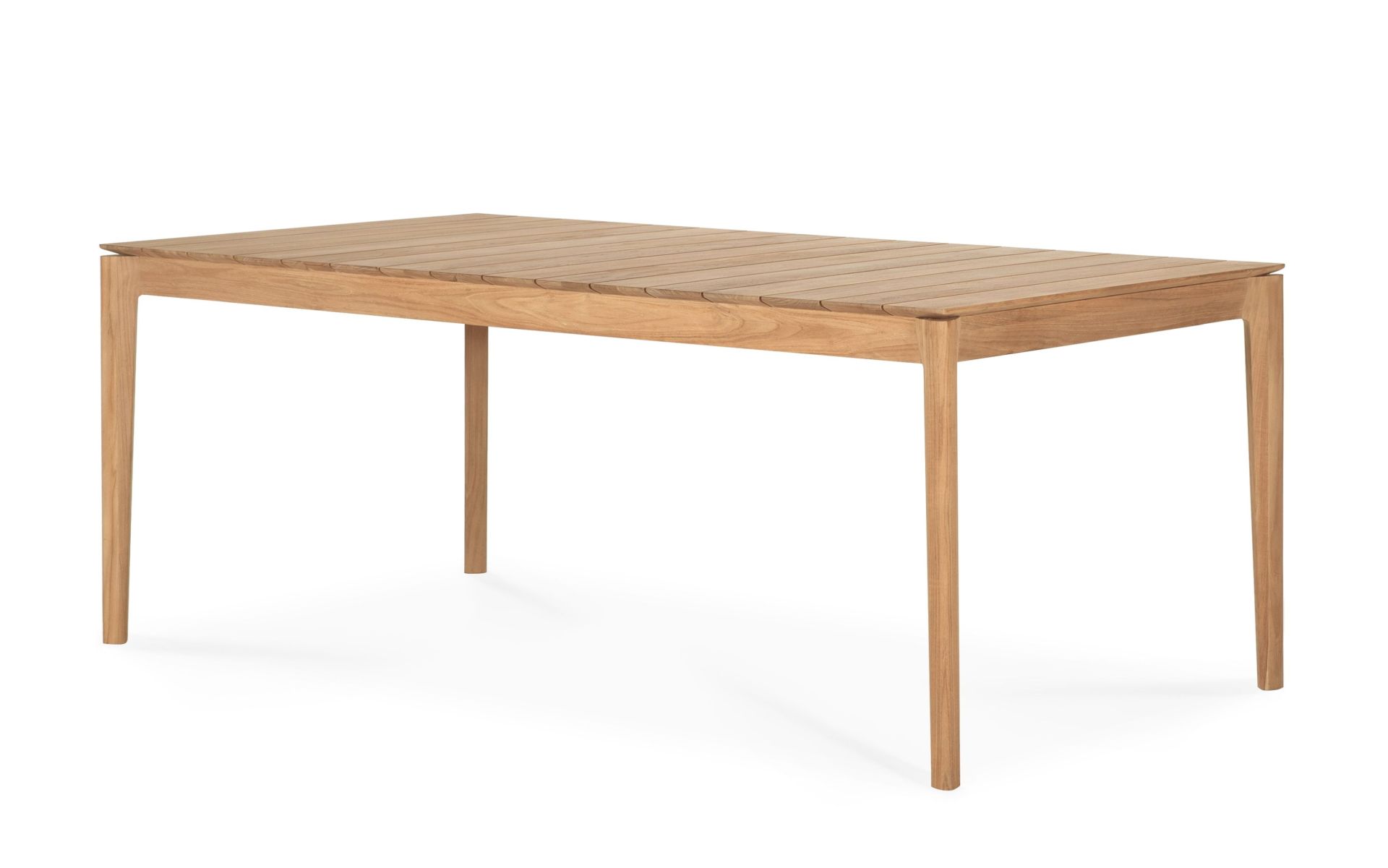 Bok Outdoor Tisch ausziehbar von Ethnicraft aus Teakholz für Garten und Terrasse.
