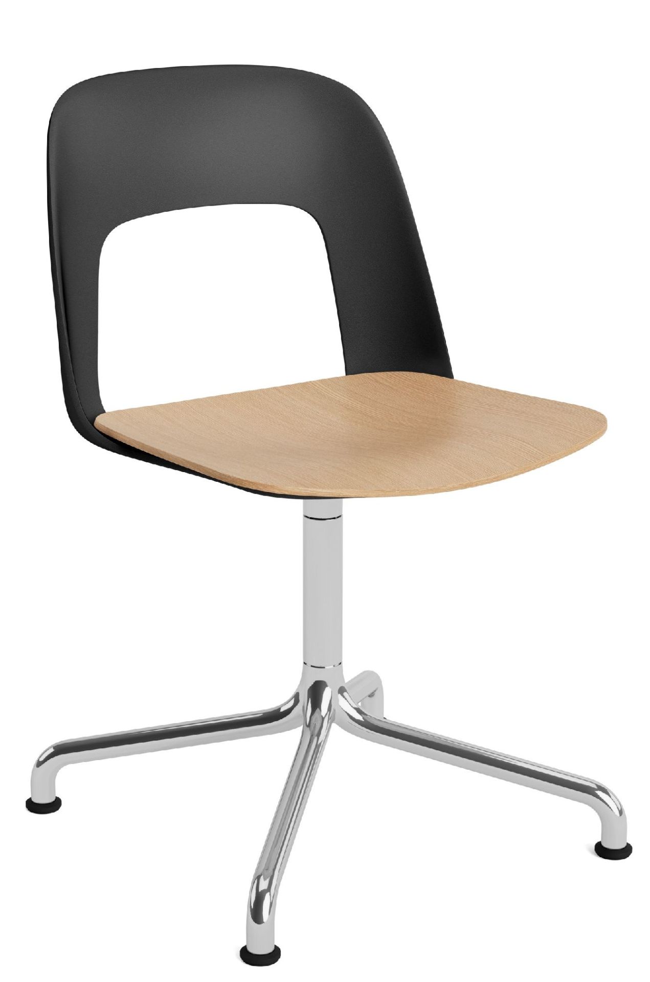 Layout Side Chair 152 draaistoel met vierpoot Hay