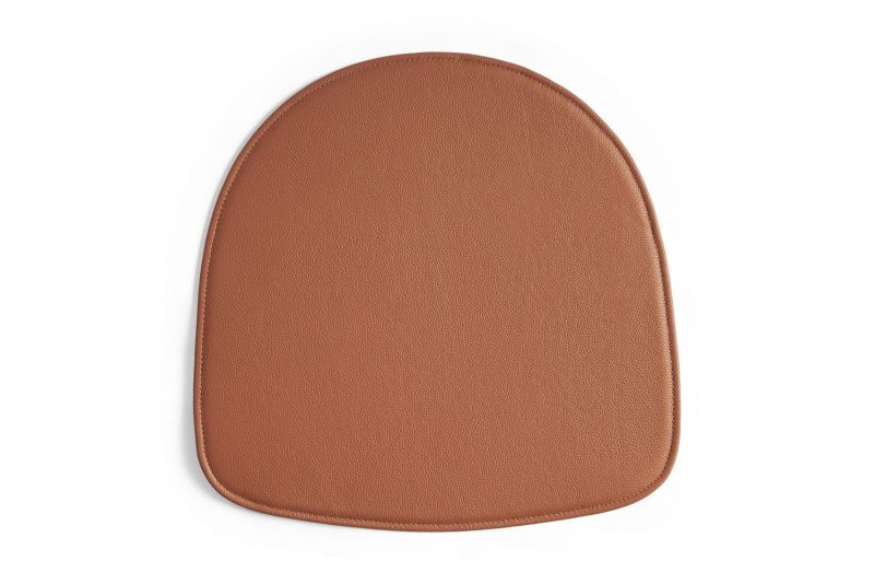 Seat Pad Sitzkissen für About A Chair AAC Stuhl, Leder Scozia Cognac, Draufsicht.