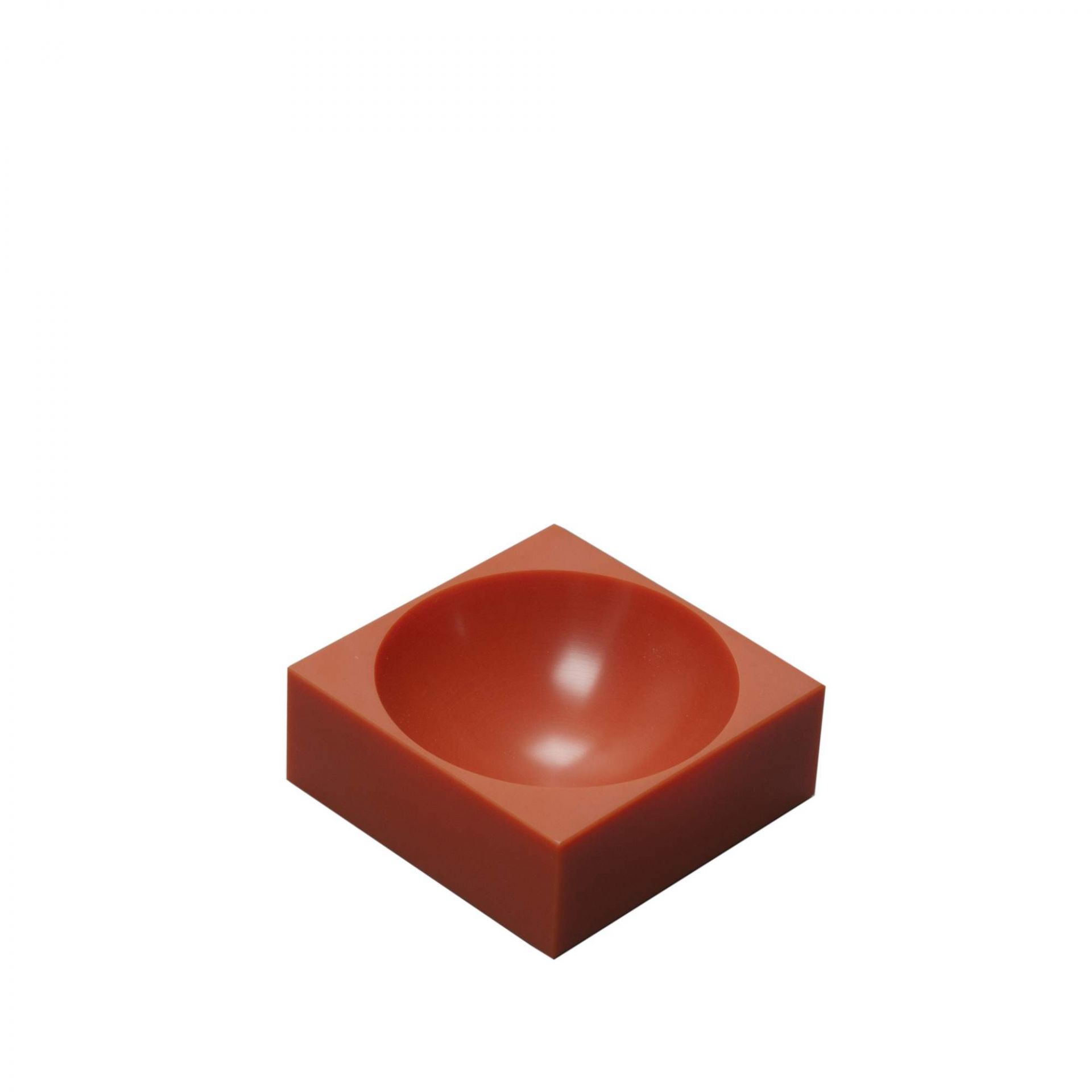 Braune Modul 3 Schale aus dem Magnetic Bowl 3er-Set Farmer, quadratische Form für Küche und Haushalt.