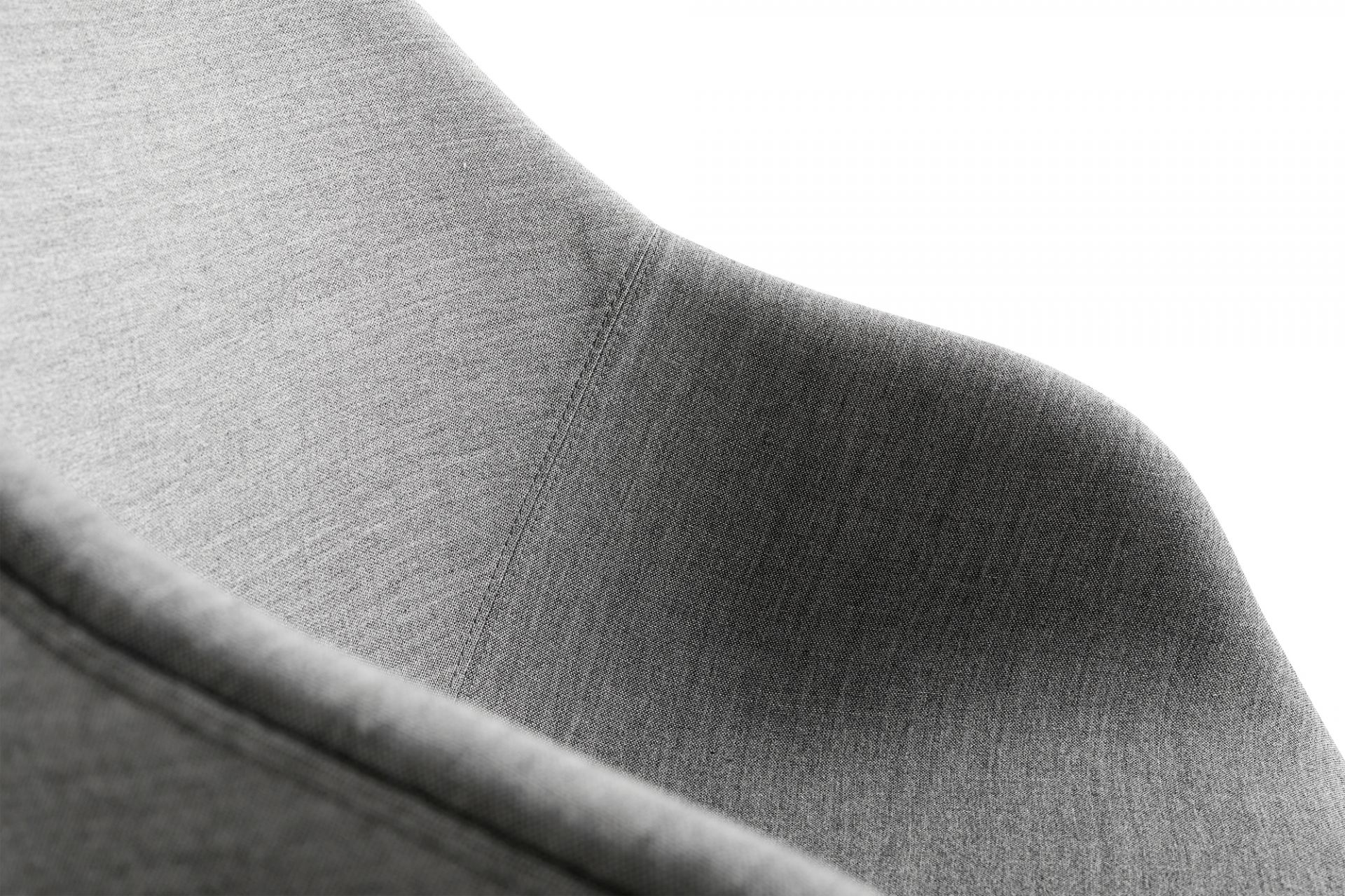 Detailaufnahme des grauen Stoffbezugs vom Hay About a Chair AAC121 Soft Stuhl.