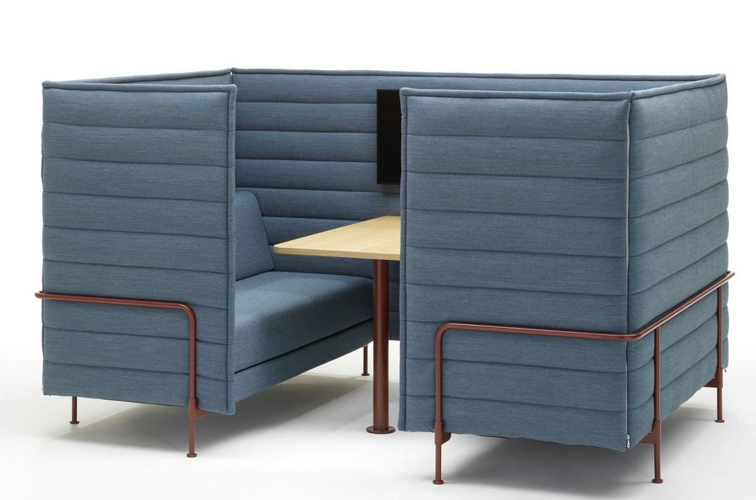 Alcove Cabin 2-zitsbank met hoge rugleuning Vitra