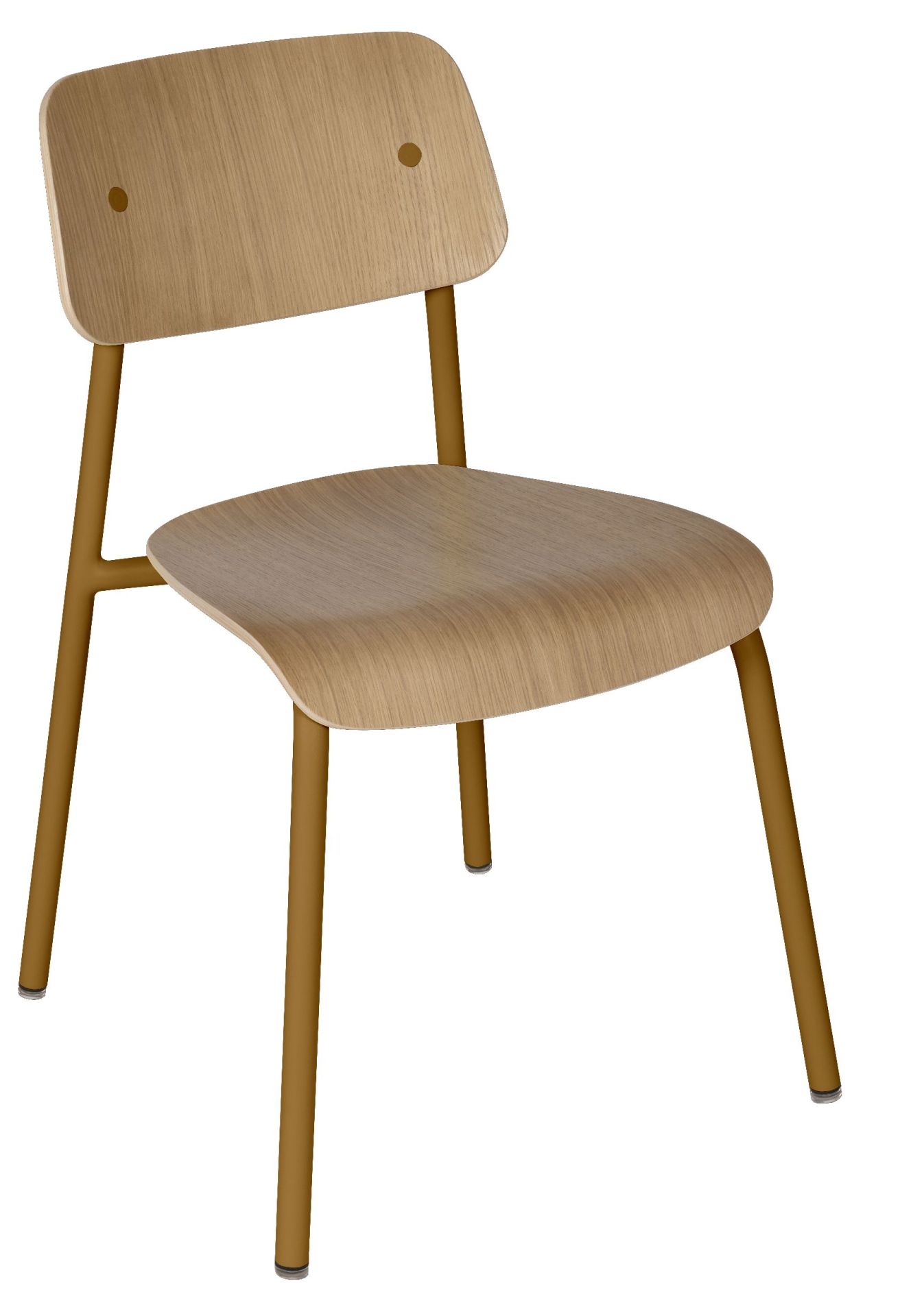 Studie Chair stoel van eikenhout voor binnen, Fermob