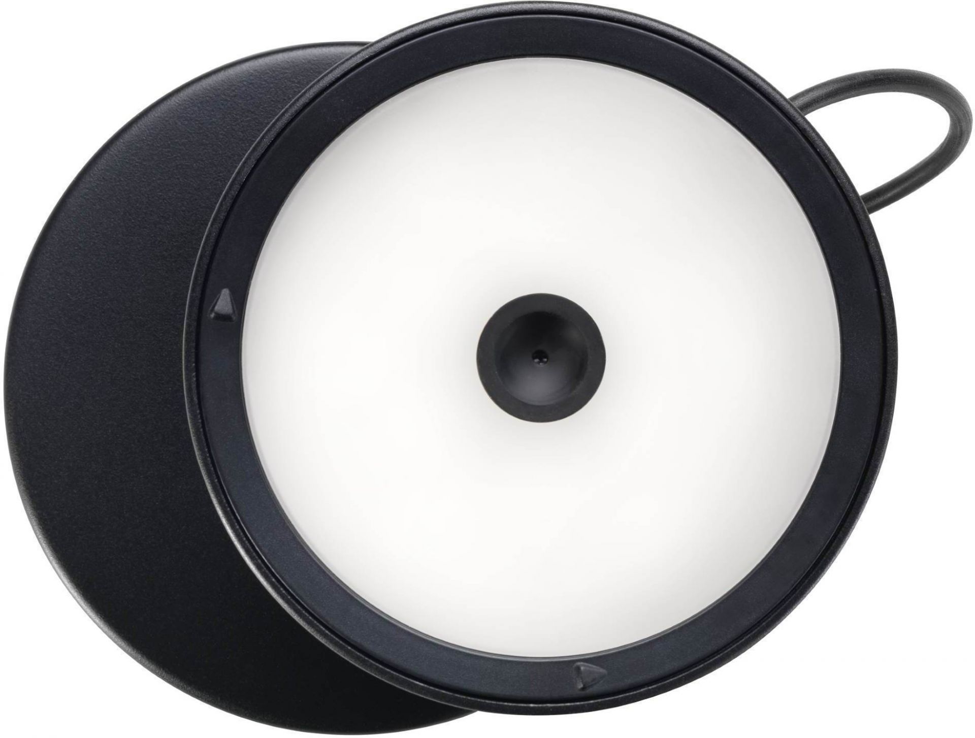 U-Turn Wandleuchte von Belux in Schwarz, moderne LED-Wandlampe für Schlafzimmer und Wohnzimmer.