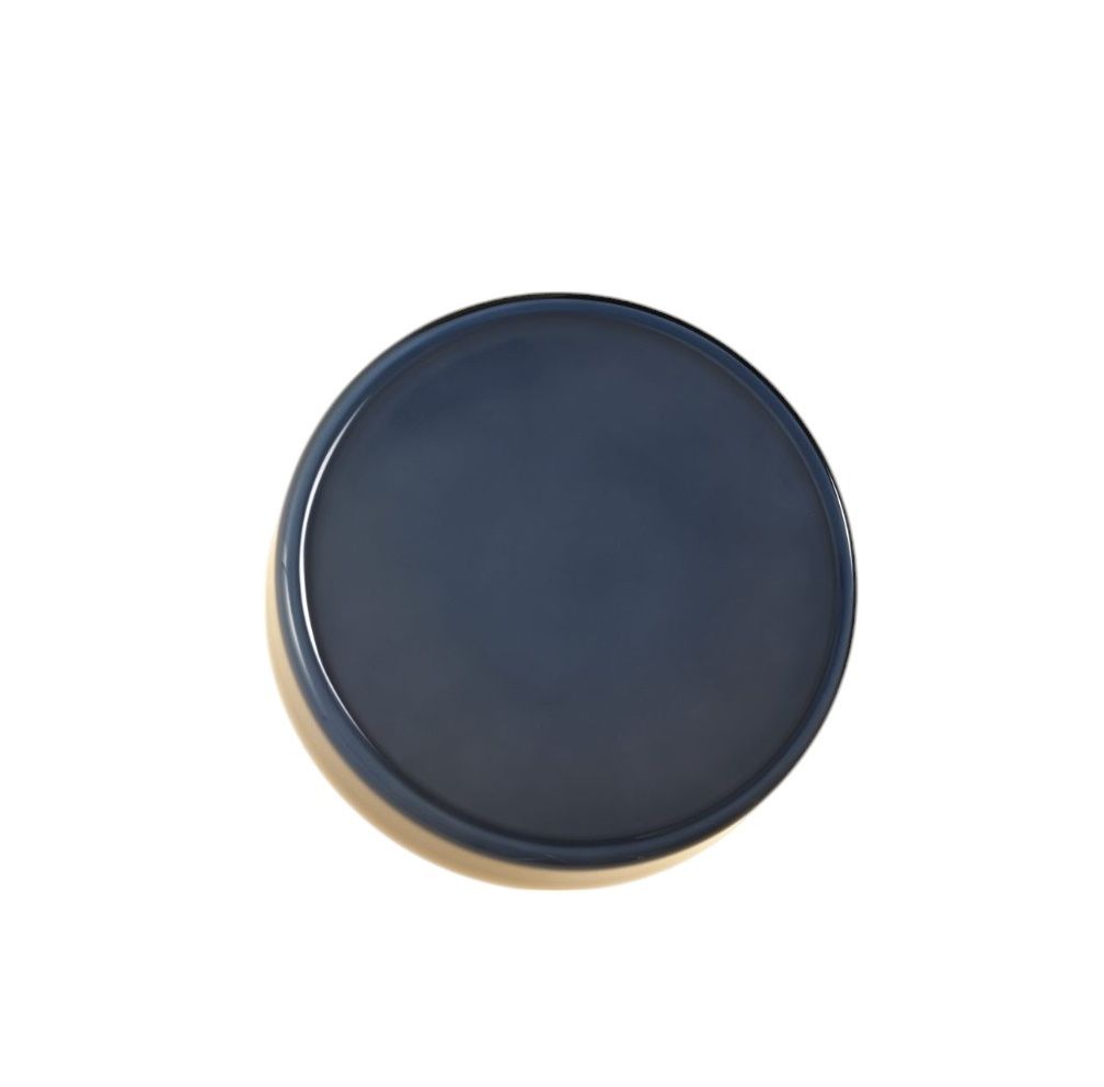 Blaue Caramel Wandleuchte von Marset, runde moderne Lampe für Wandmontage, Ø38cm.