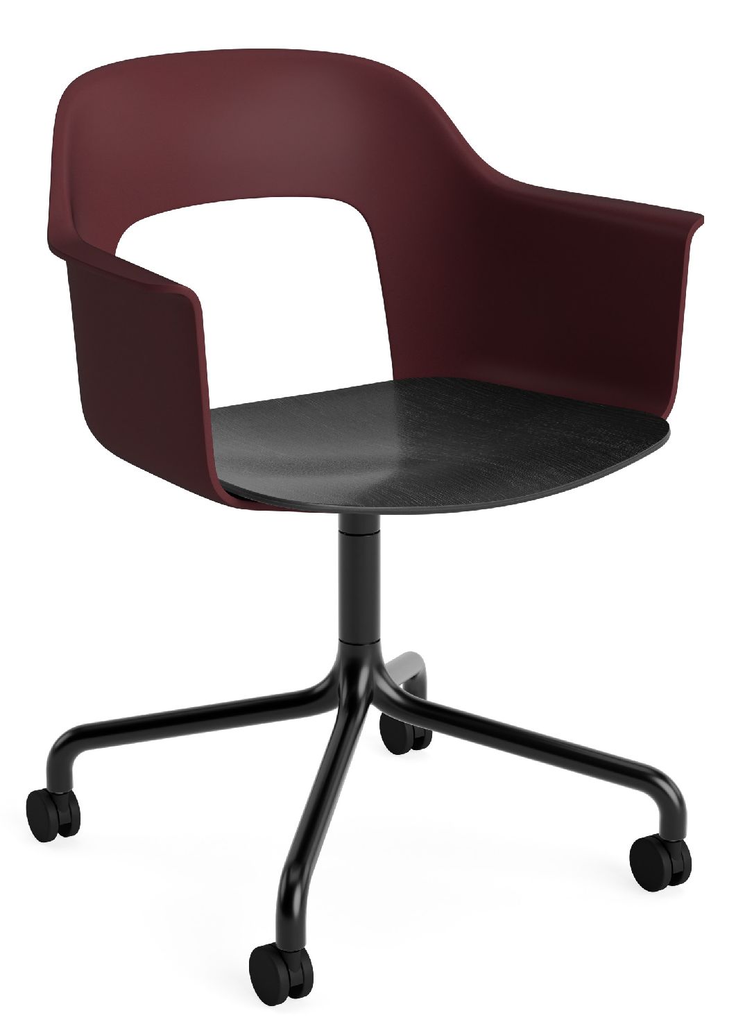 Layout fauteuil 262 met armleuningen van Hay