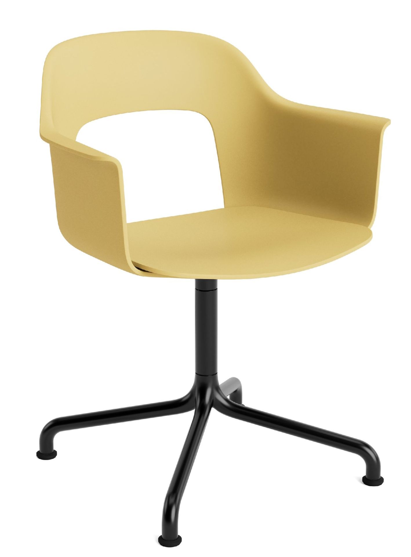 Layout Armchair 251 Fauteuil met 4-sterrenvoet, draaivoet met gebogen voetkruis Hay