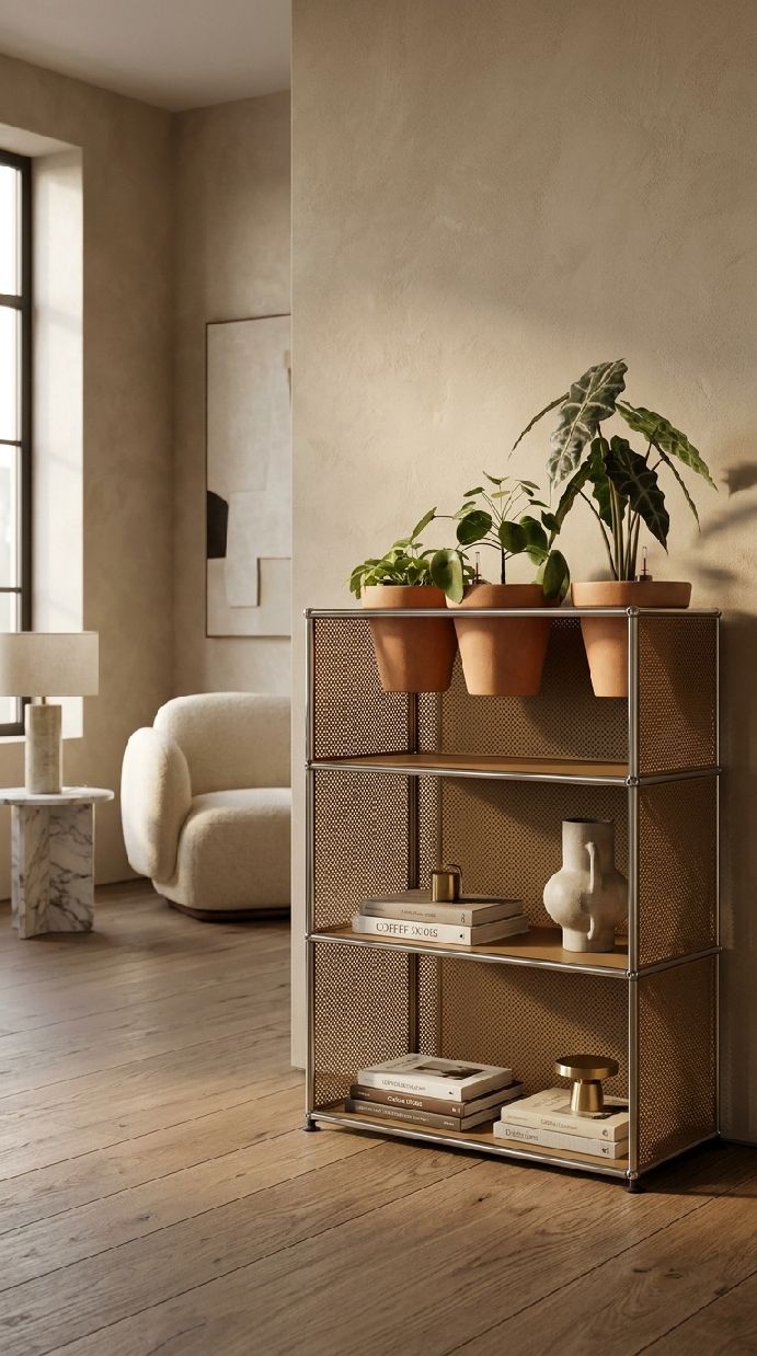 USM Haller dressoir M56 met plantenaccessoires