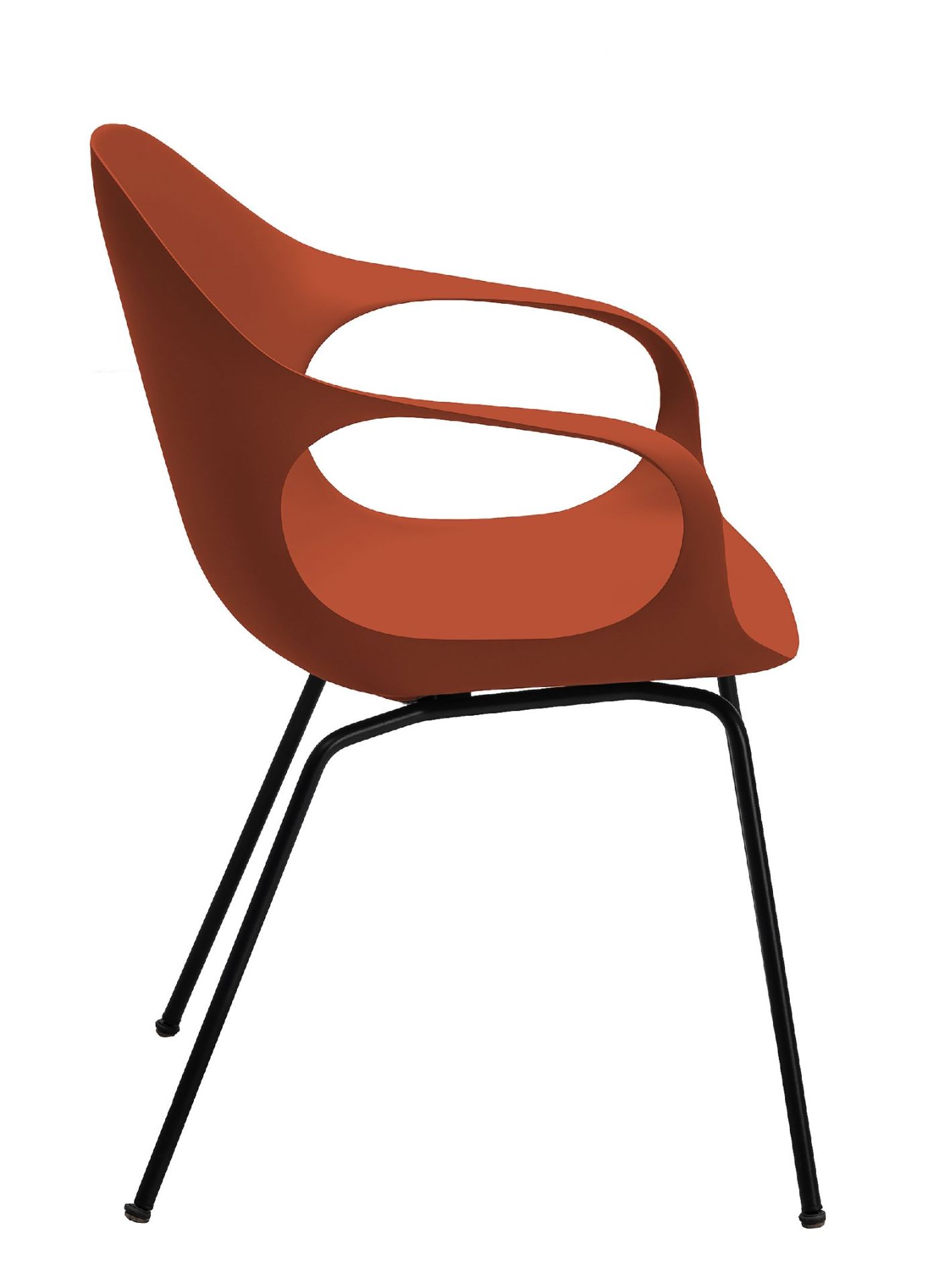 Elephantino fauteuil met vierpootsonderstel van KRISTALIA