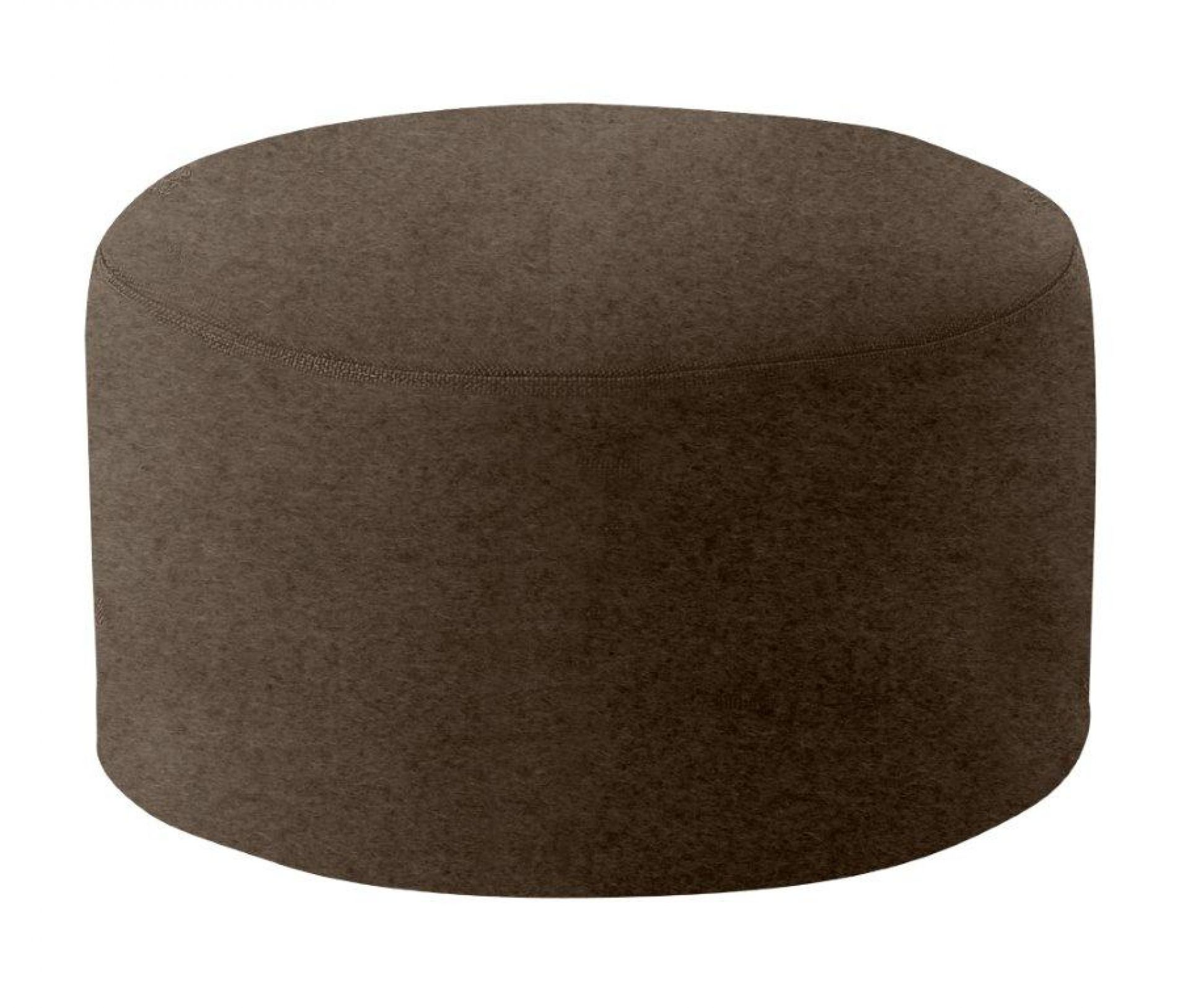 Brauner Drum Hocker/Beistelltisch klein von Softline, ideal als Sitzgelegenheit oder kleiner Tisch im Wohnzimmer.