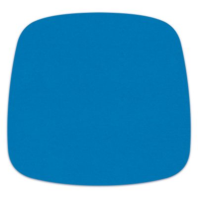 Petrolfarbene Filz Sitzauflage für Eames Plastic Arm Chairs, passend für DAR, RAR, DAW.