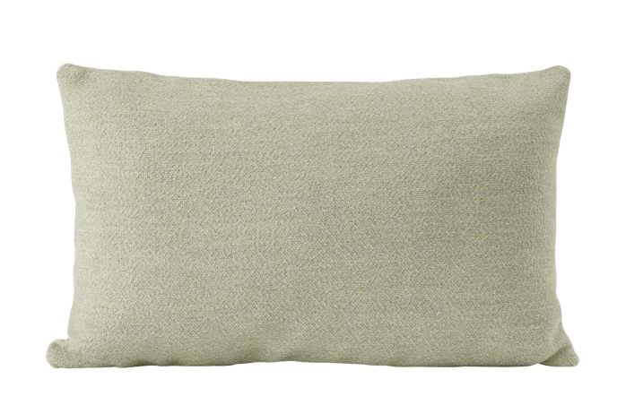 Helles, rechteckiges Mingle Cushion Kissen von Muuto mit feiner Textur für Wohnzimmer und Schlafzimmer.