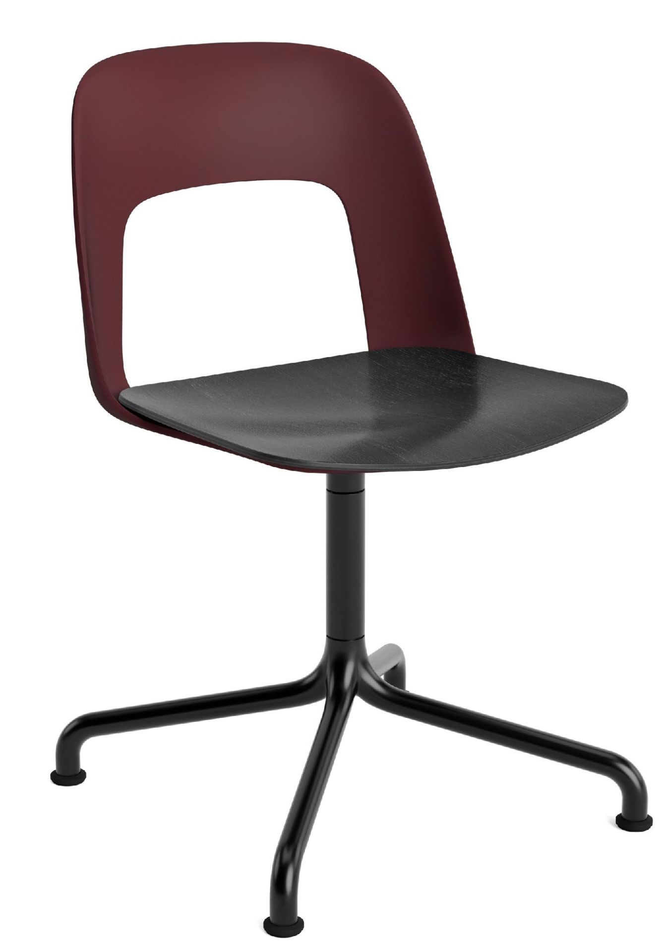 Layout Side Chair 152 draaistoel met vierpoot Hay
