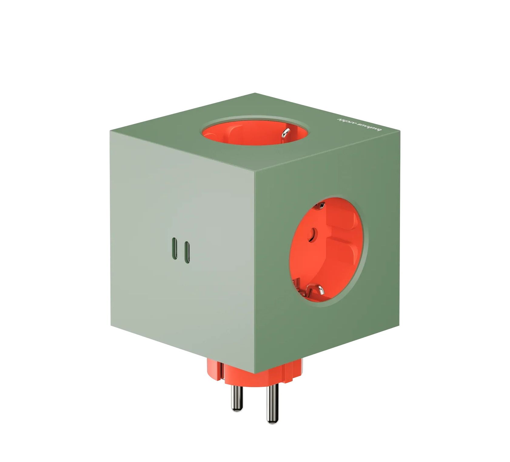 Square 2 - Avolt x Bauhaus Archiv stopcontactblok, gelimiteerde editie Gecko Bloom dfp Design