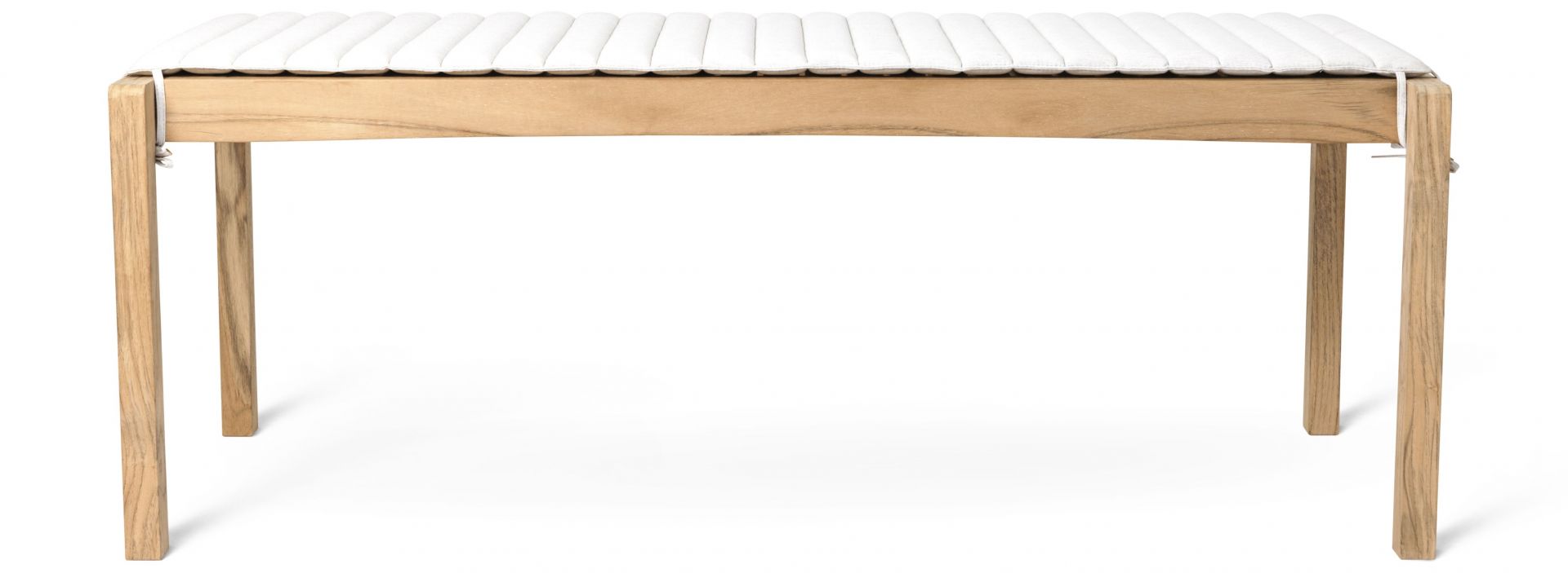 CU AH912 Kissen für AH912 Tisch/Bank Outdoor von Carl Hansen & Søn, weiße Polsterung.