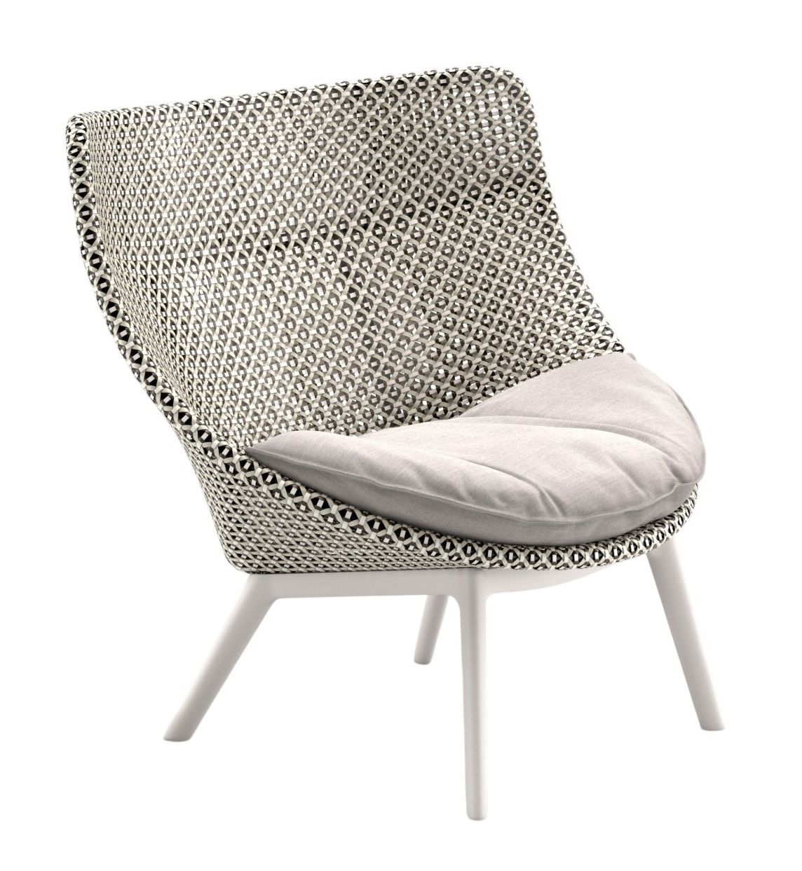 Mbrace aluminium Outdoor Wing Chair met hoge rugleuning van Dedon