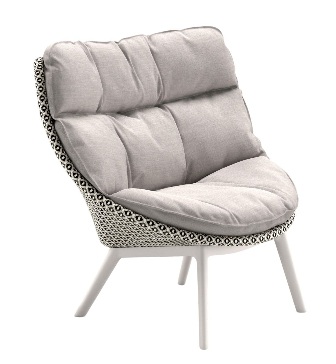 Mbrace aluminium Outdoor Wing Chair met hoge rugleuning van Dedon