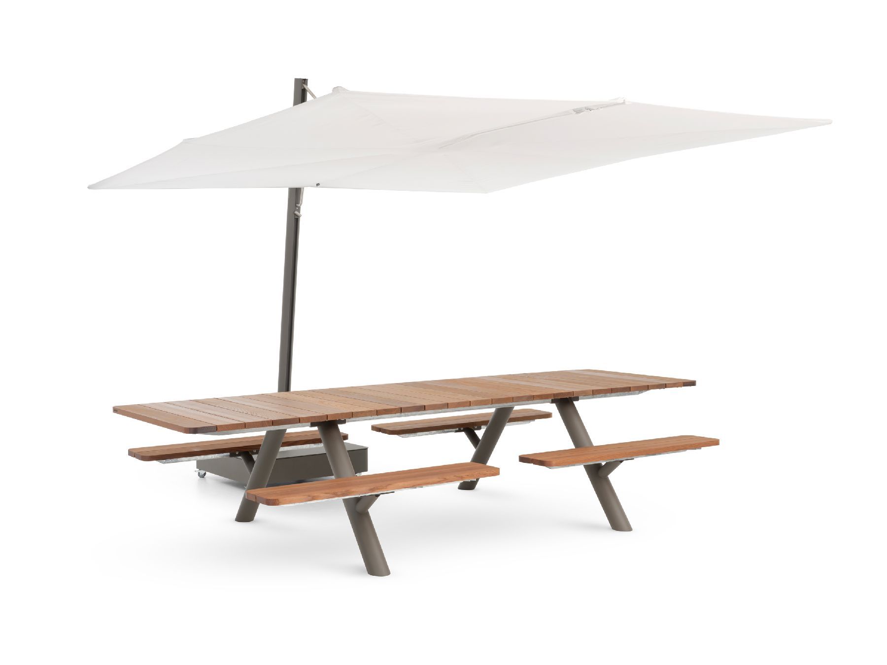 Panigiri-picknicktafel en -bankcombinatie voor buiten Extremis